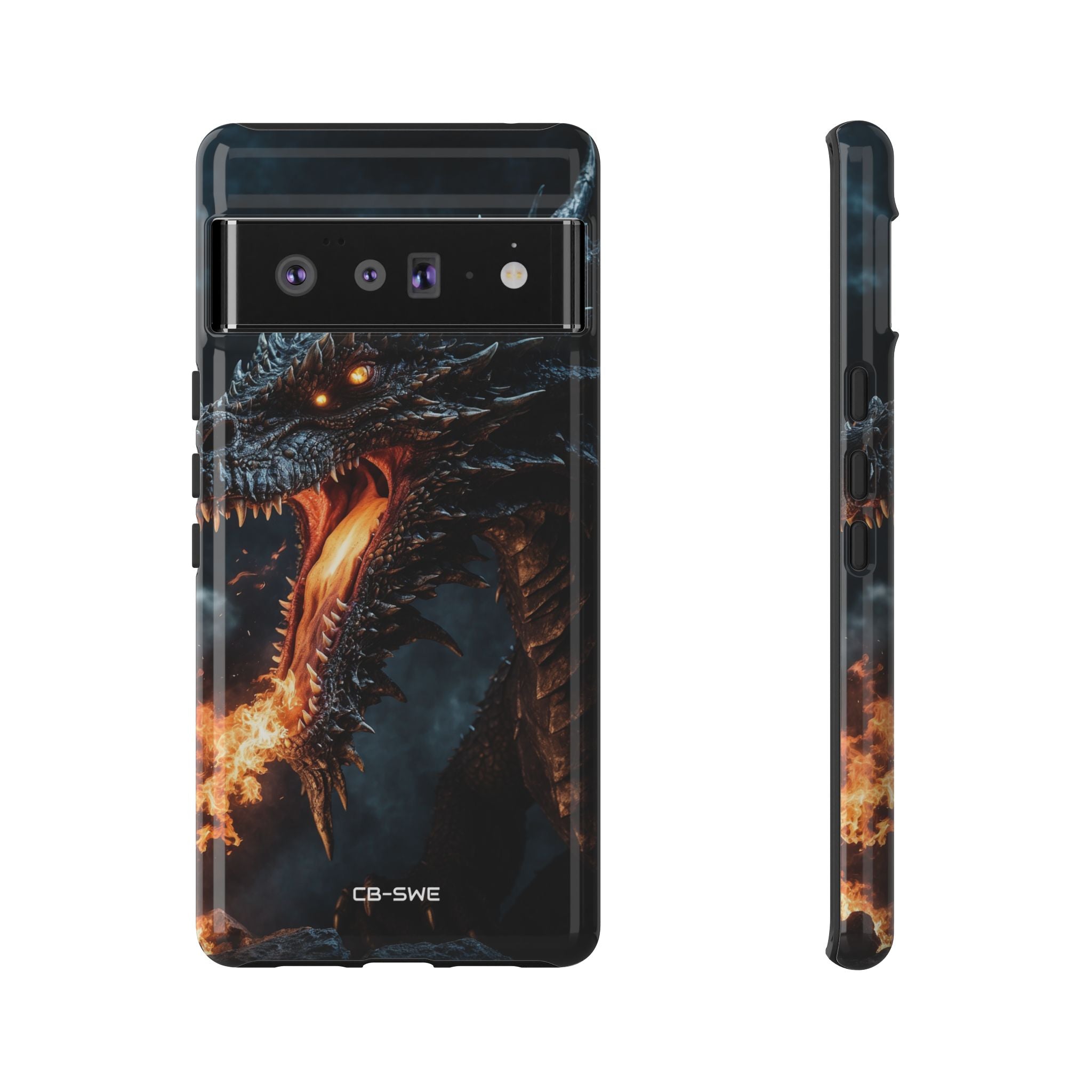 Fiery Breath Erupts - Google Pixel Case