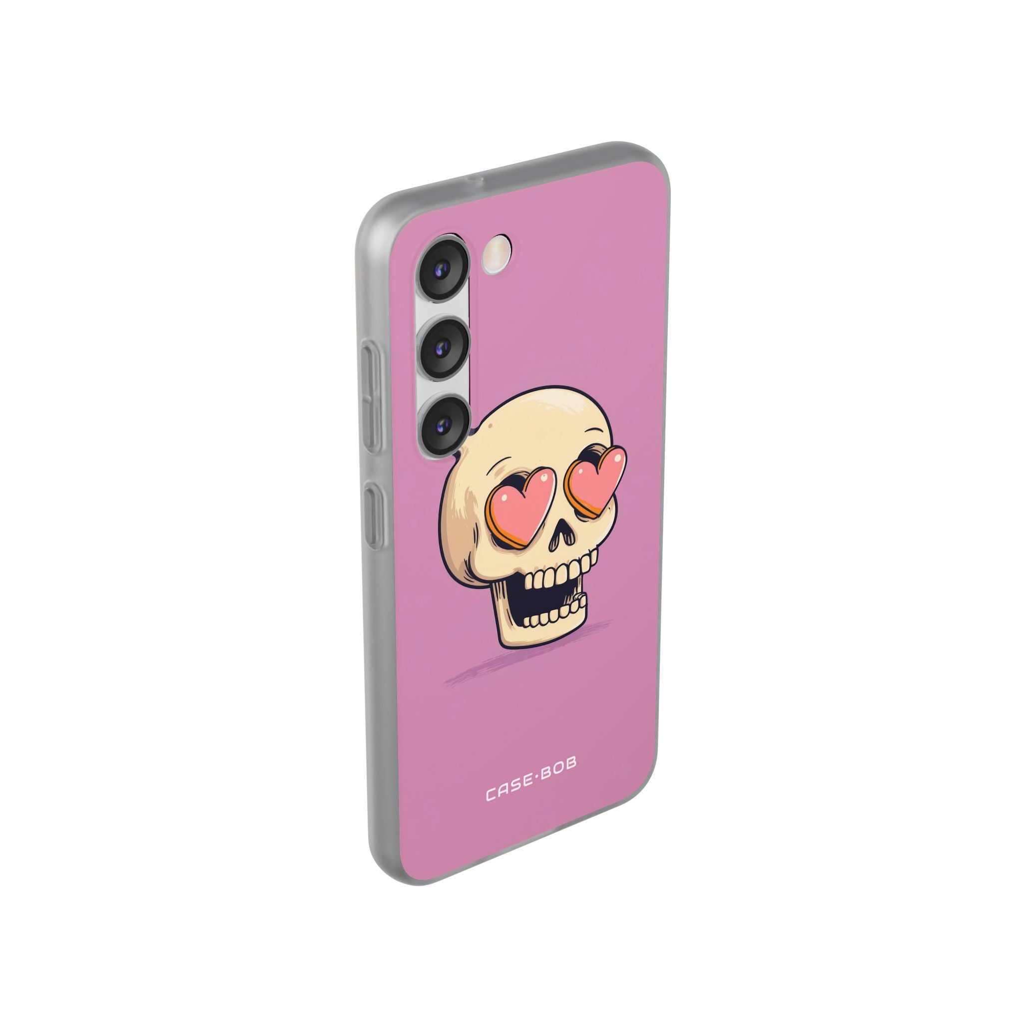 Heart Eyed Skull Samsung S23 Case - Soft