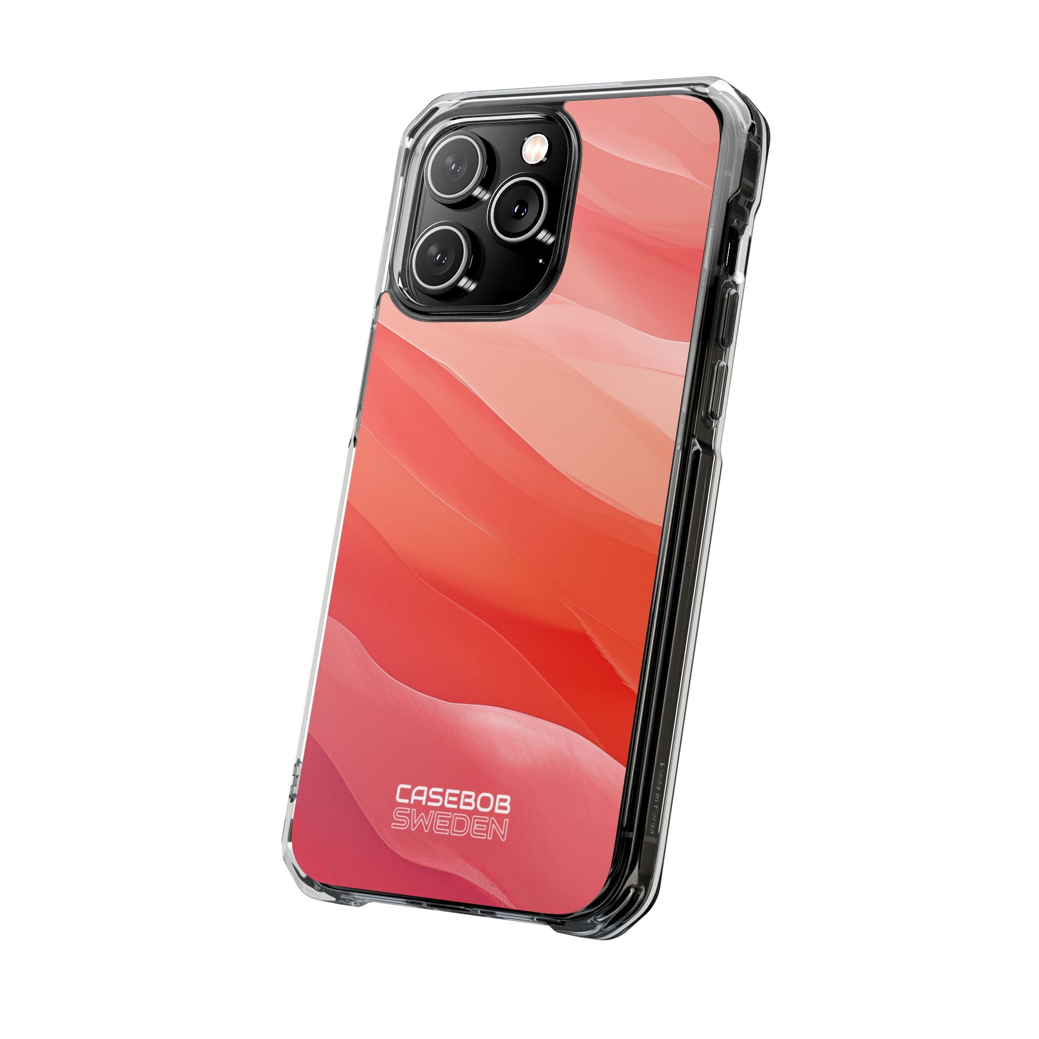 Flowing Coral Waves iPhone 14 - Impact Clear+