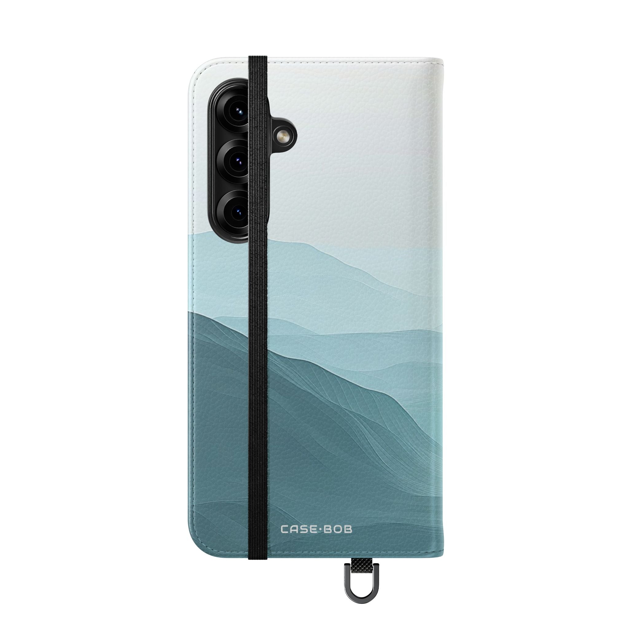 Teal Ridge Layers - Samsung S25+ Case - Wallet