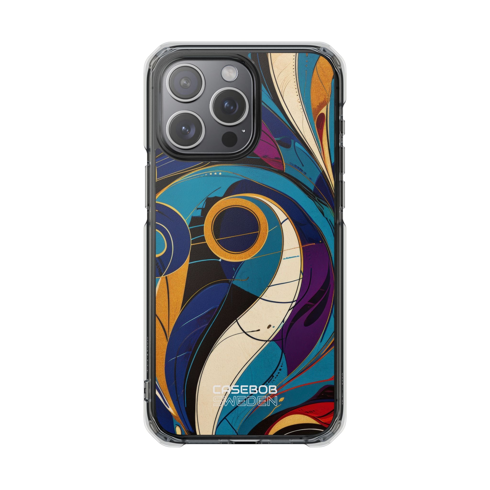 Swirling Copper Dreams iPhone 15 - Impact Clear+