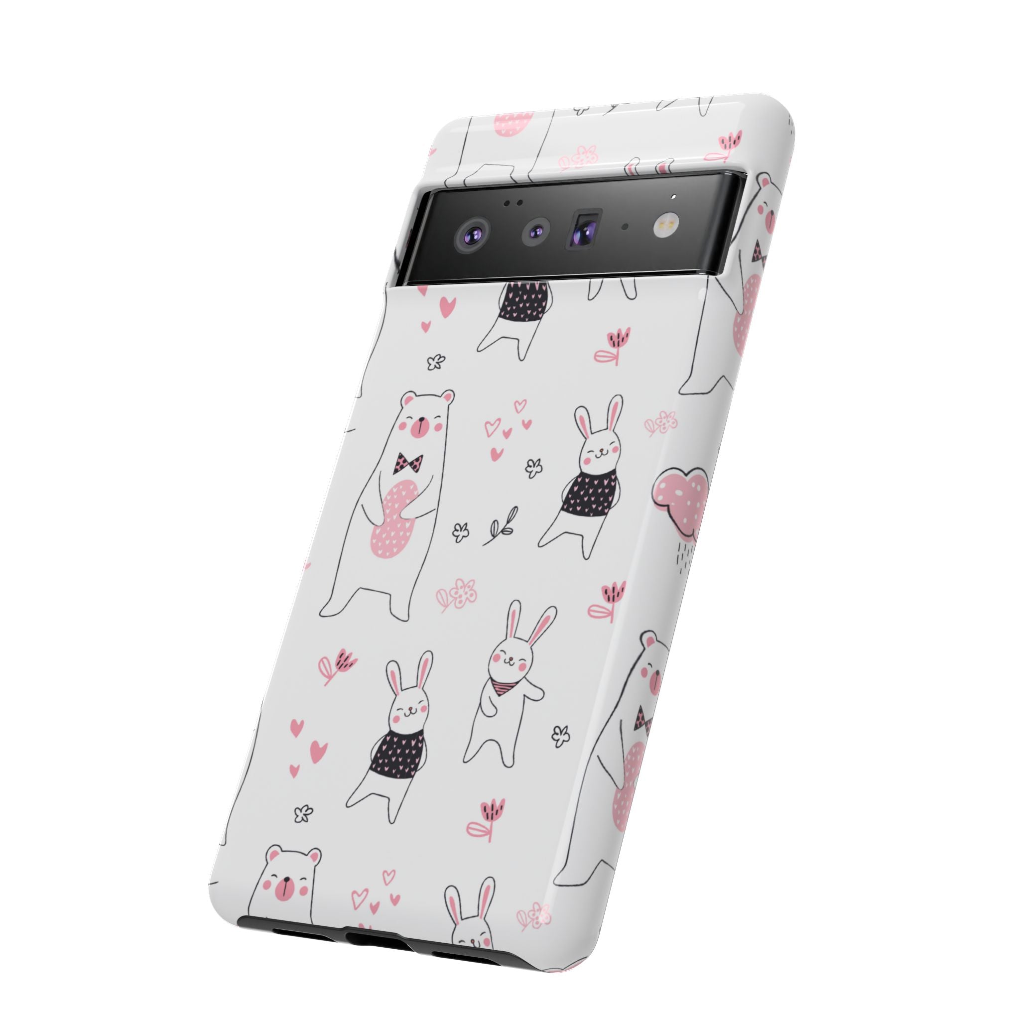 Bears Dance Playfully - Google Pixel Case