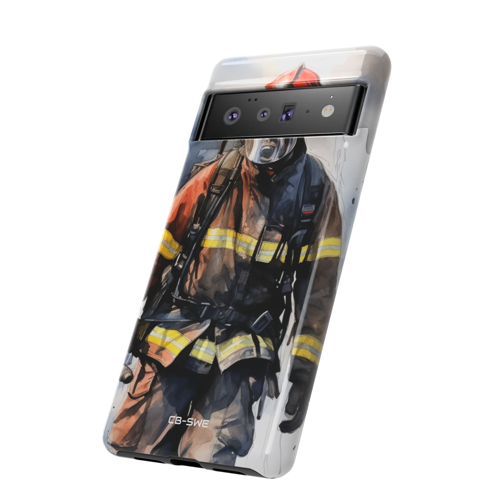Firefighter In Motion - Google Pixel Case
