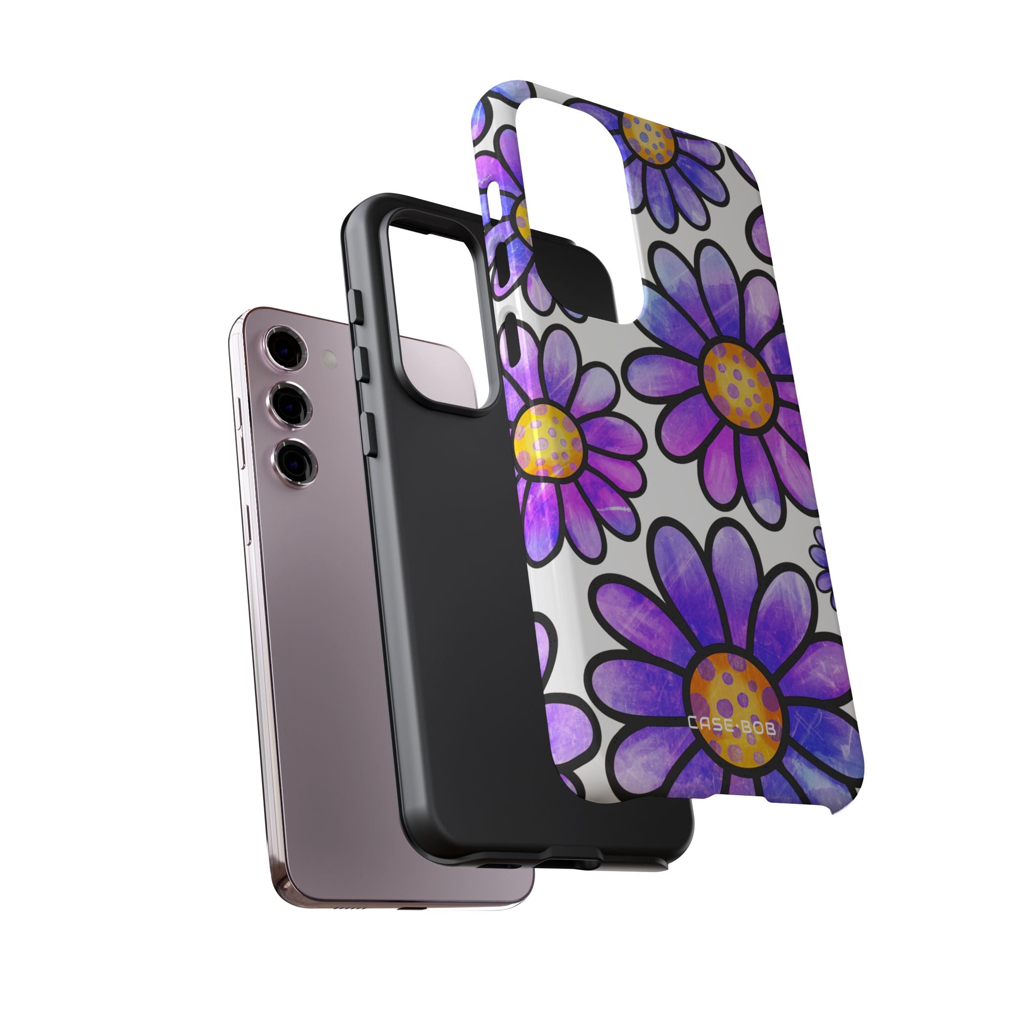 Polka Dot Blooms Samsung S23 Plus Case - Tough