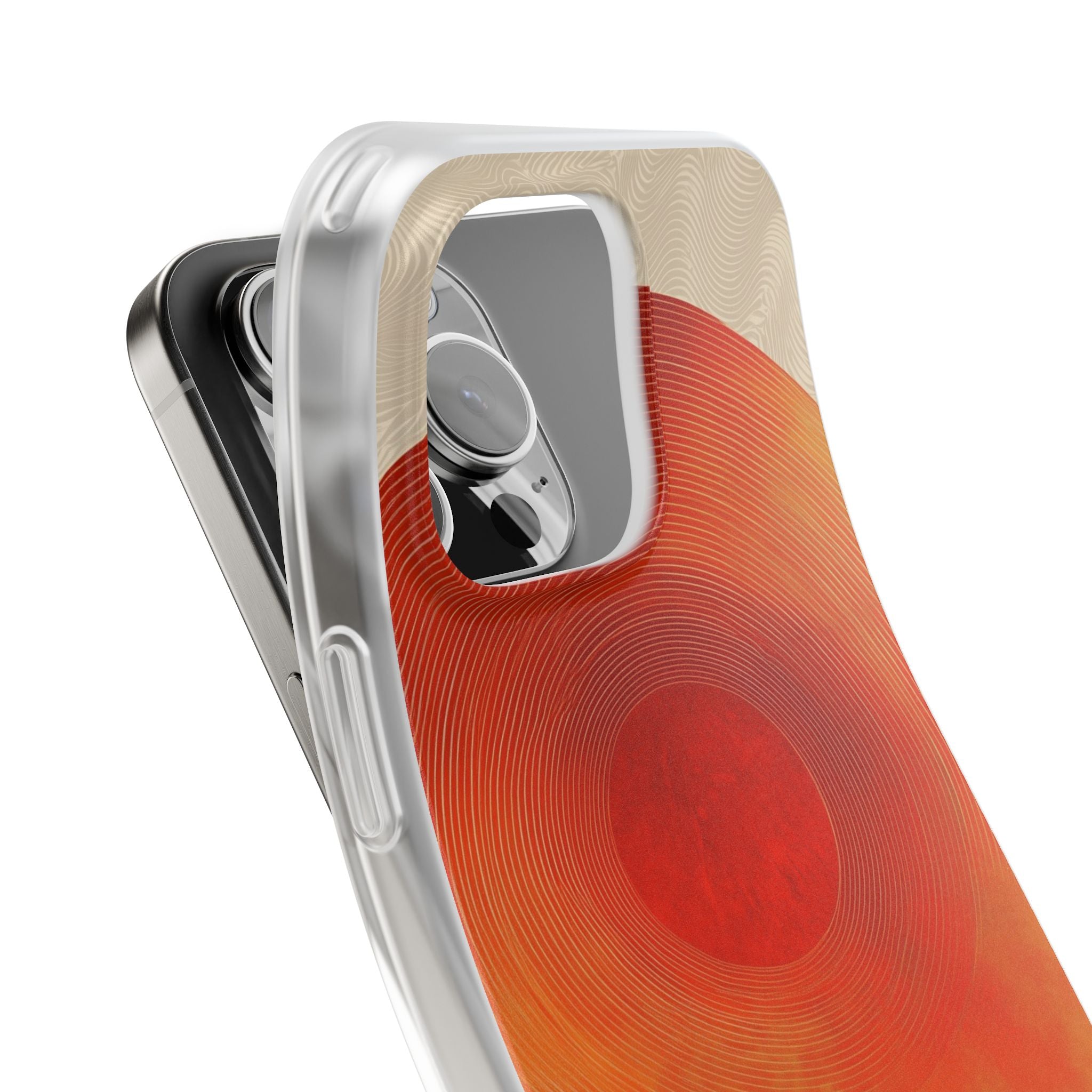 Sunburst Swirl iPhone 16 Pro Max Case - Soft