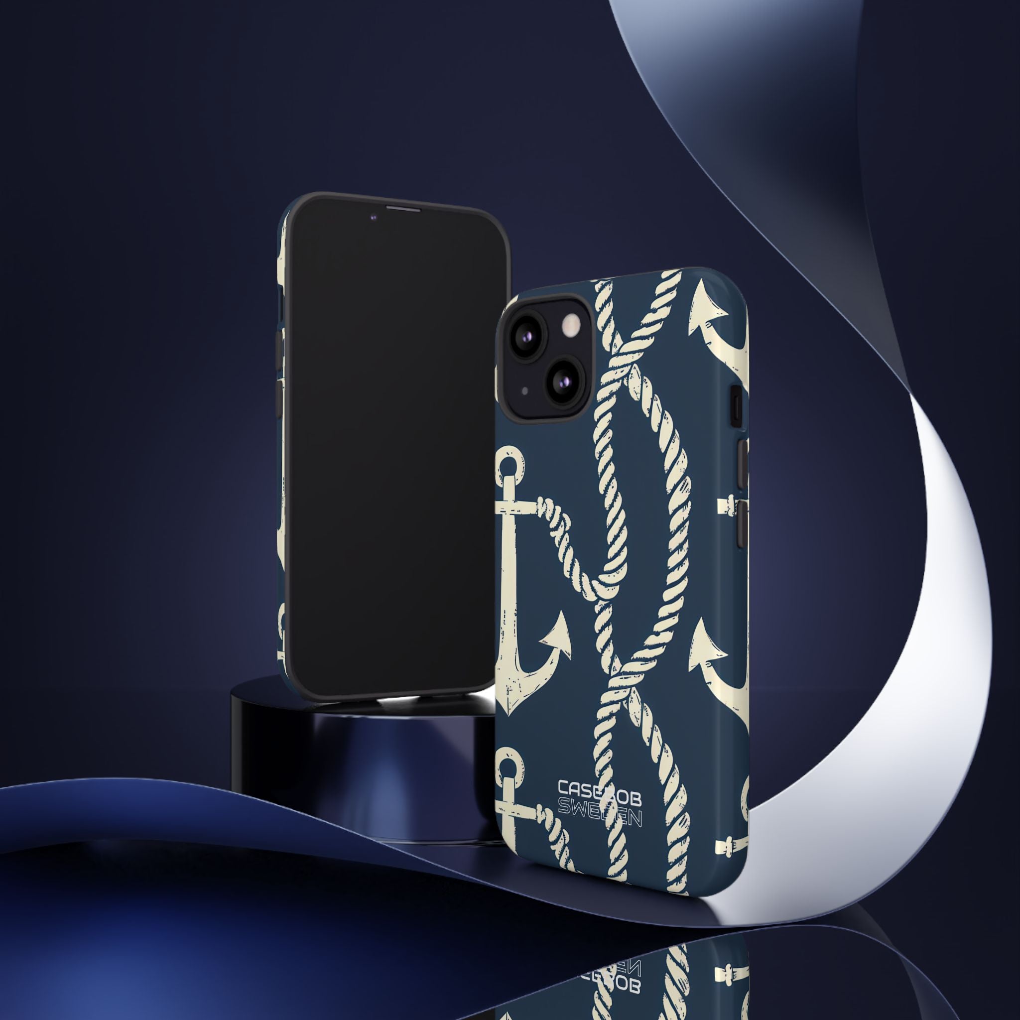 Nautical Anchors Rope iPhone 13 - Tough