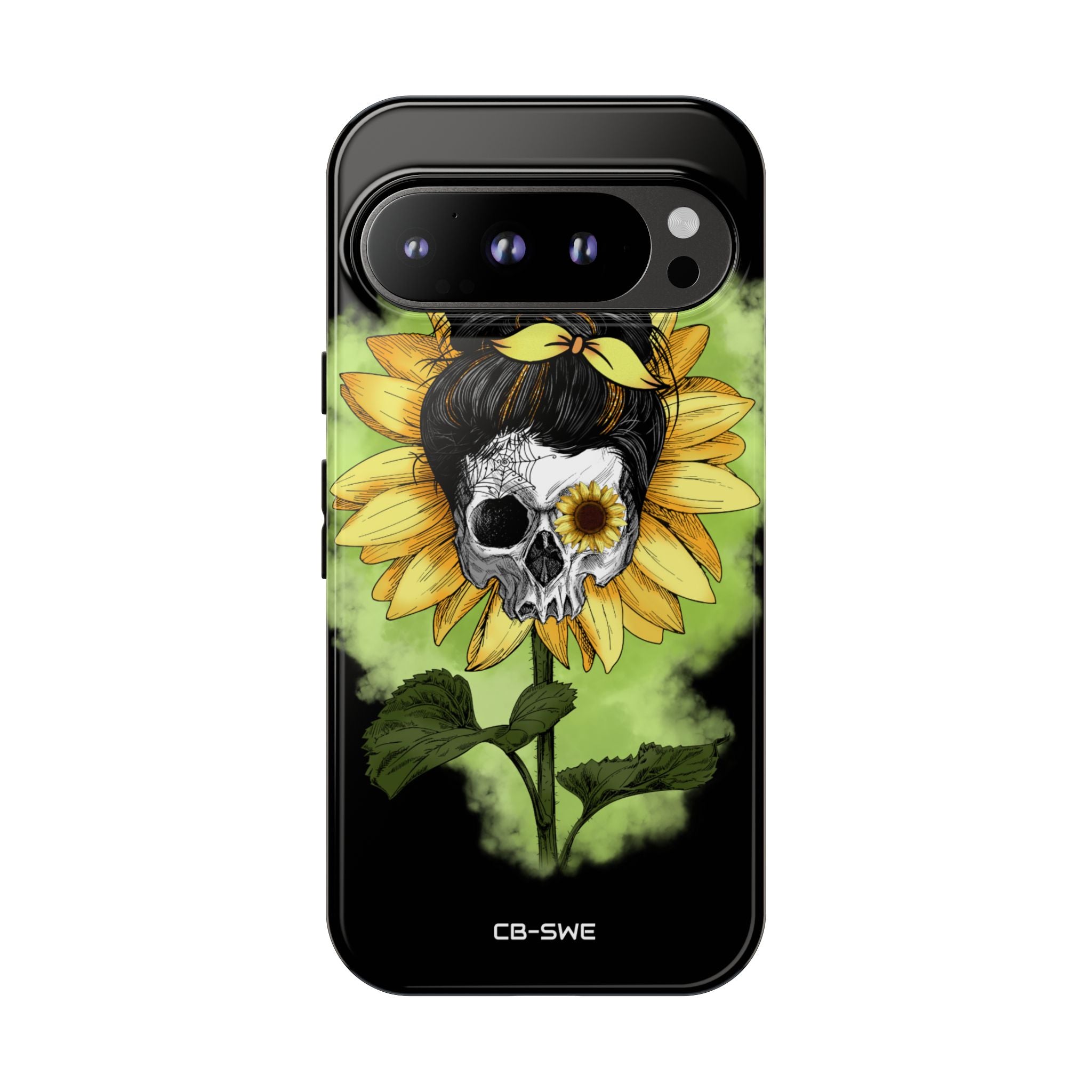 Sunflower Skull Fusion - Google Pixel Case