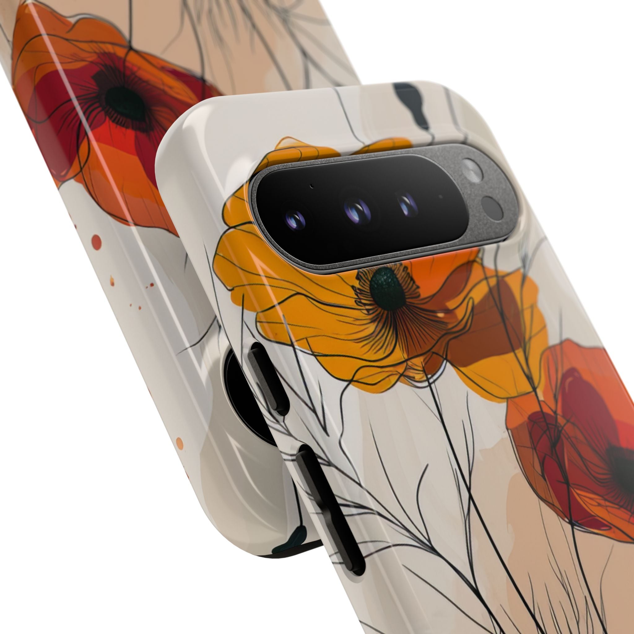 Golden Bloom Dance Google Pixel 9 - Tough