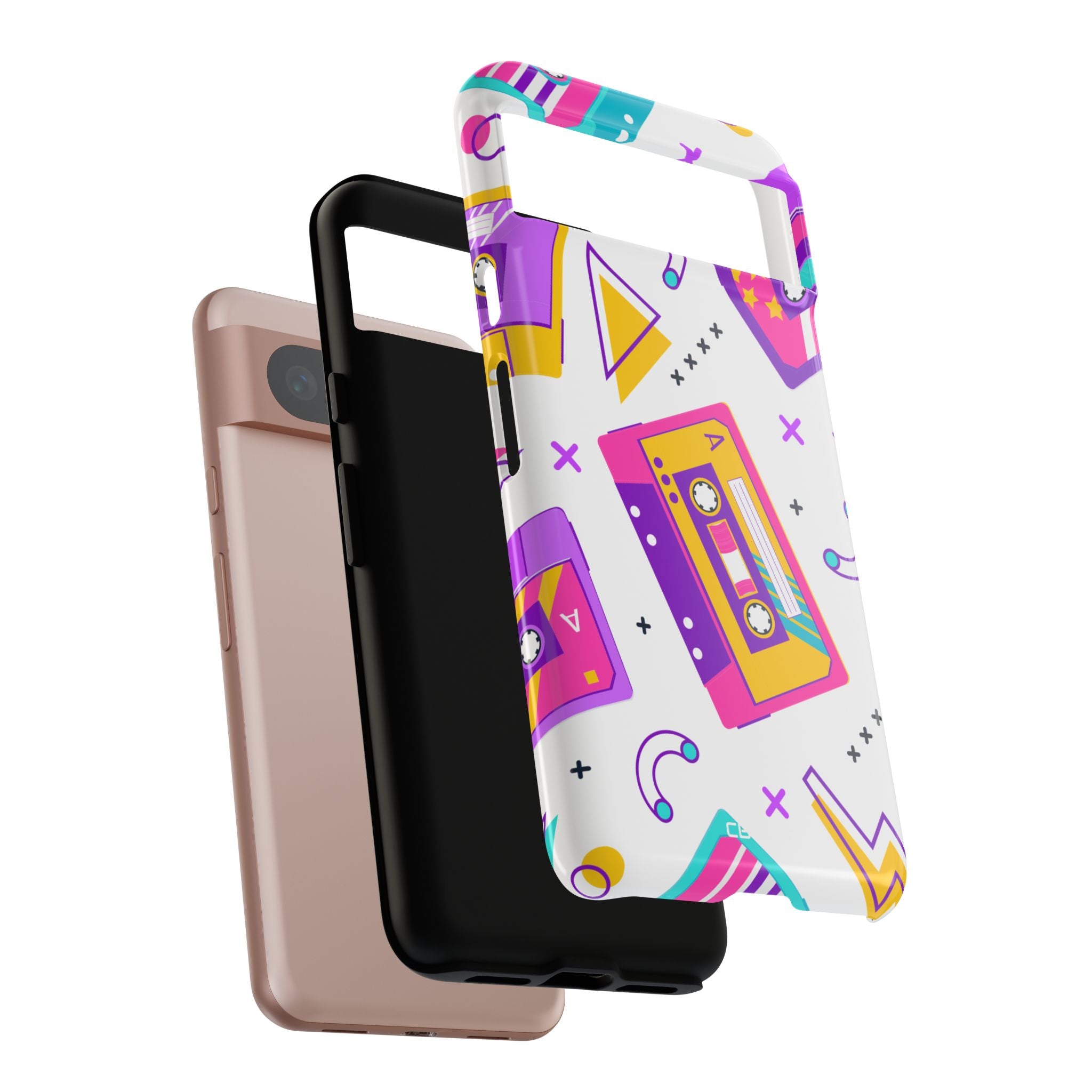 Retro Cassette Chaos - Google Pixel Case