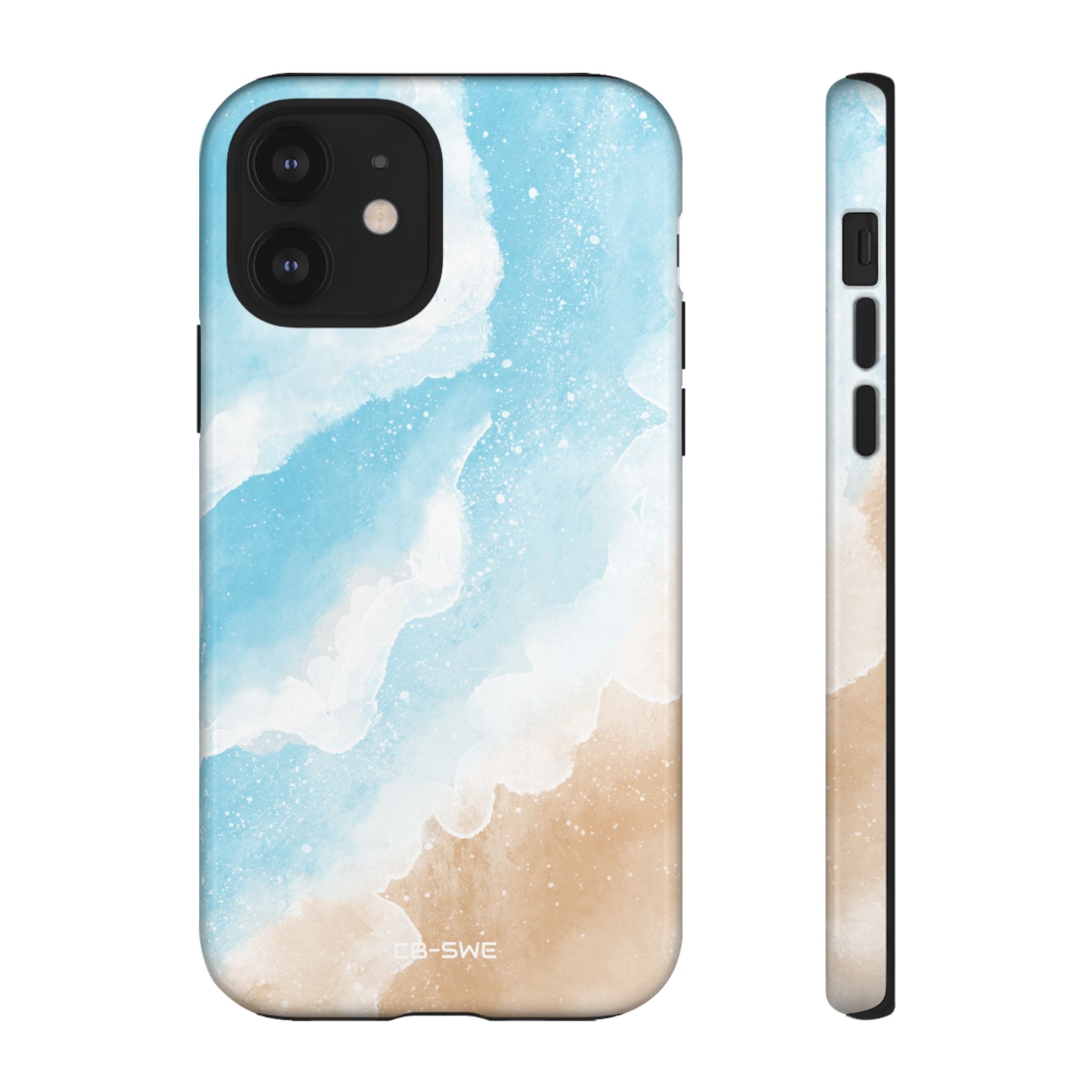 Serene Coastal Whispers - iPhone Case