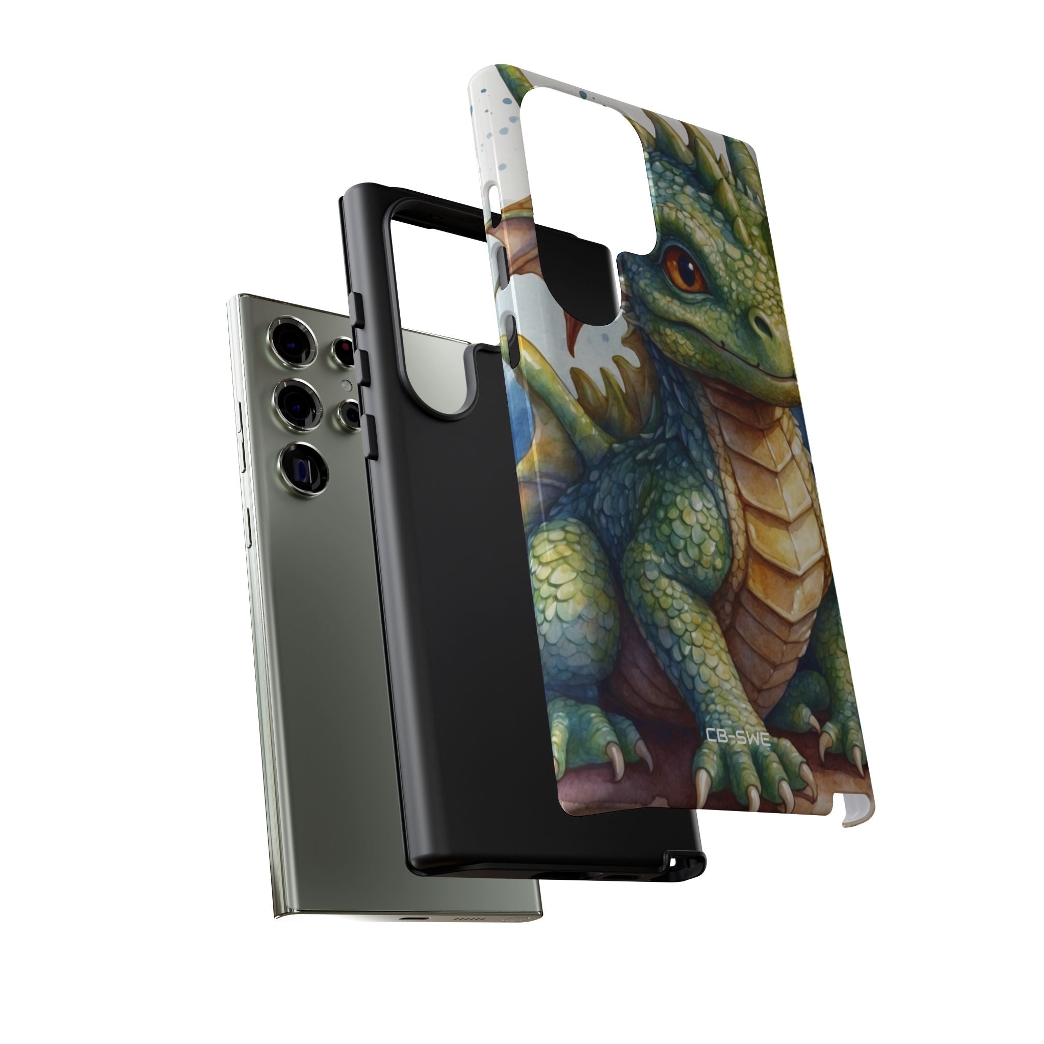 Green Dragon Smiles - Samsung Case
