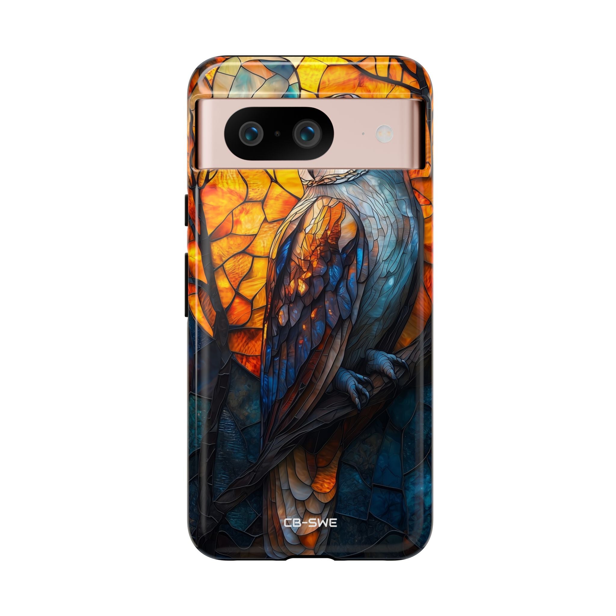 Owl Gazes Moonlight - Google Pixel Case