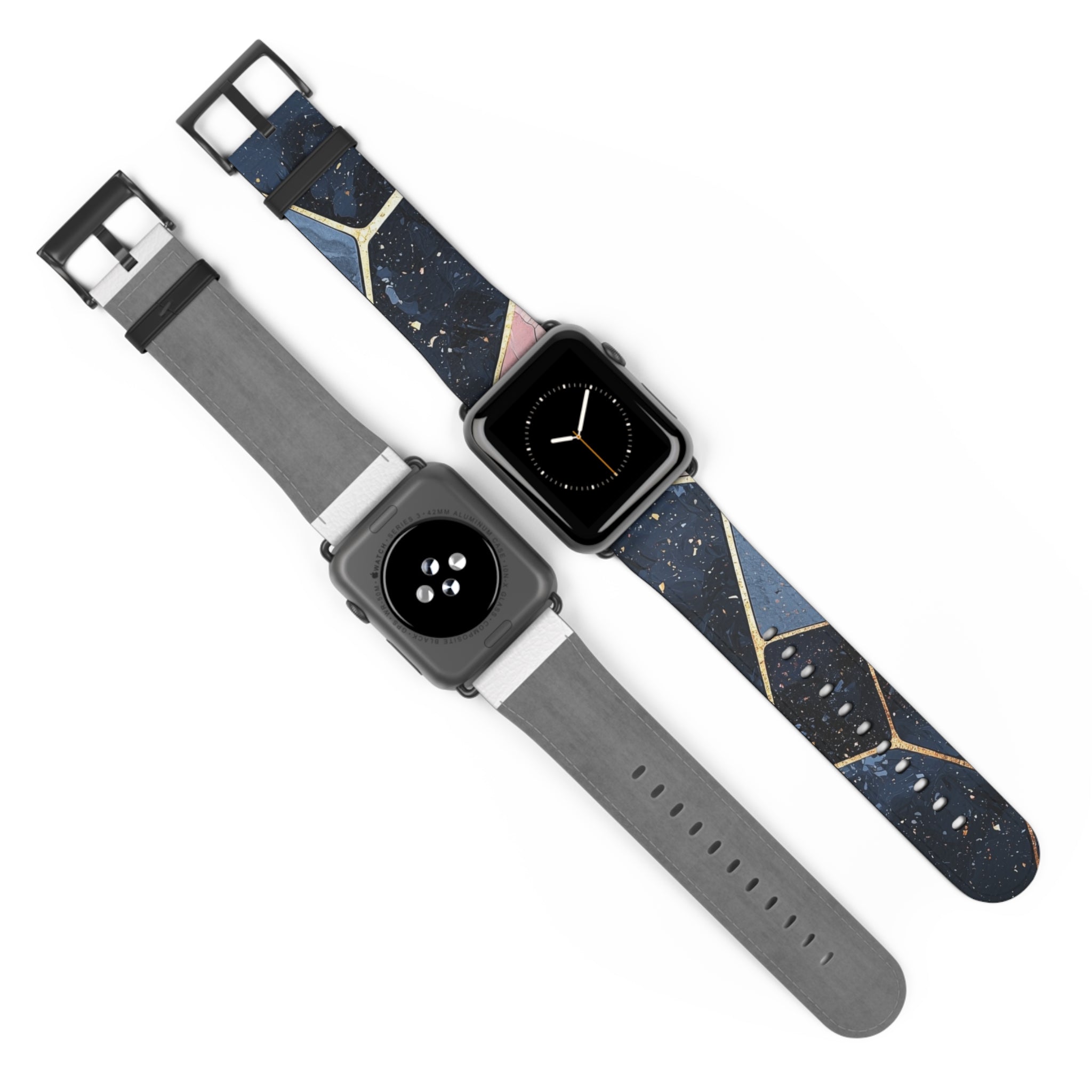 Golden Mosaic Navy - Watch Band
kultainen mosaiikki navy - ranneke
