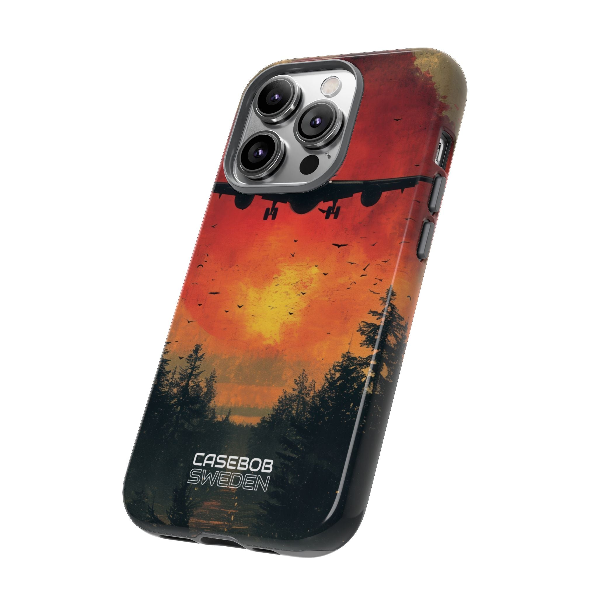 Crimson Sky Flight iPhone 14 - Tough
