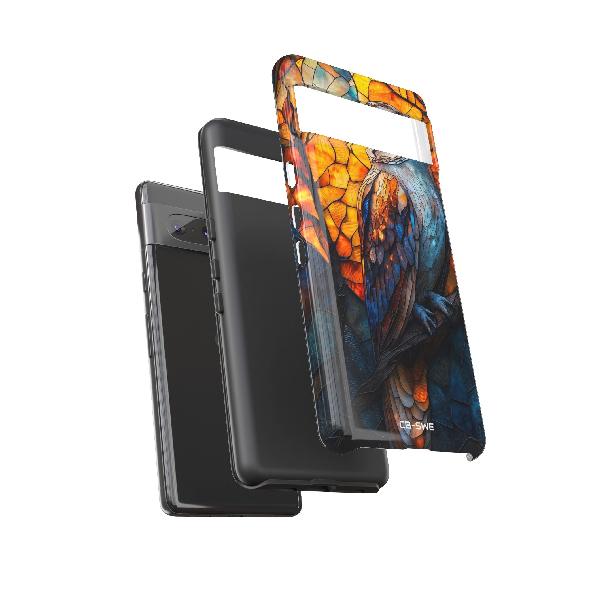 Owl Gazes Moonlight - Google Pixel Case