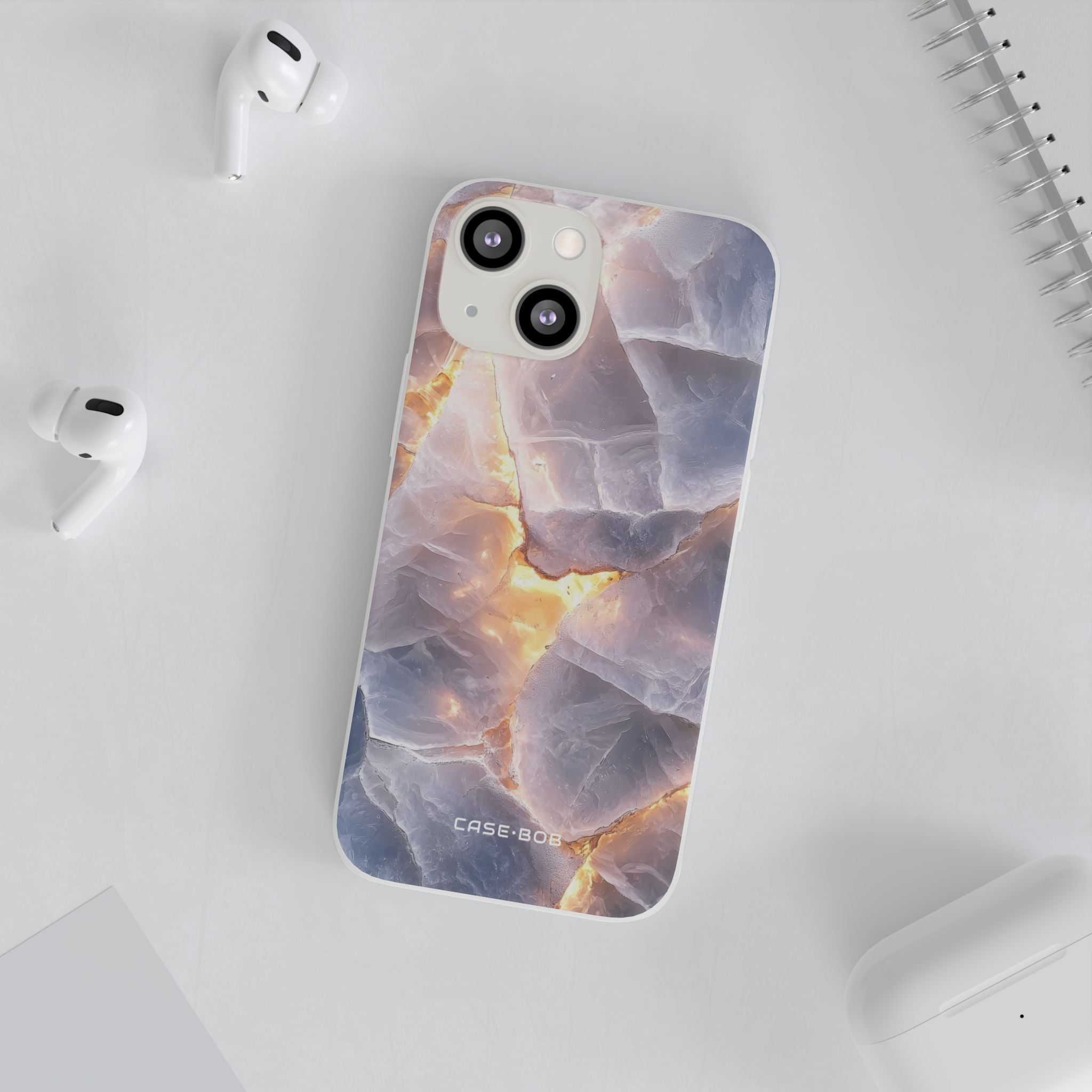 Crystal Veins iPhone 13 mini Case - Soft