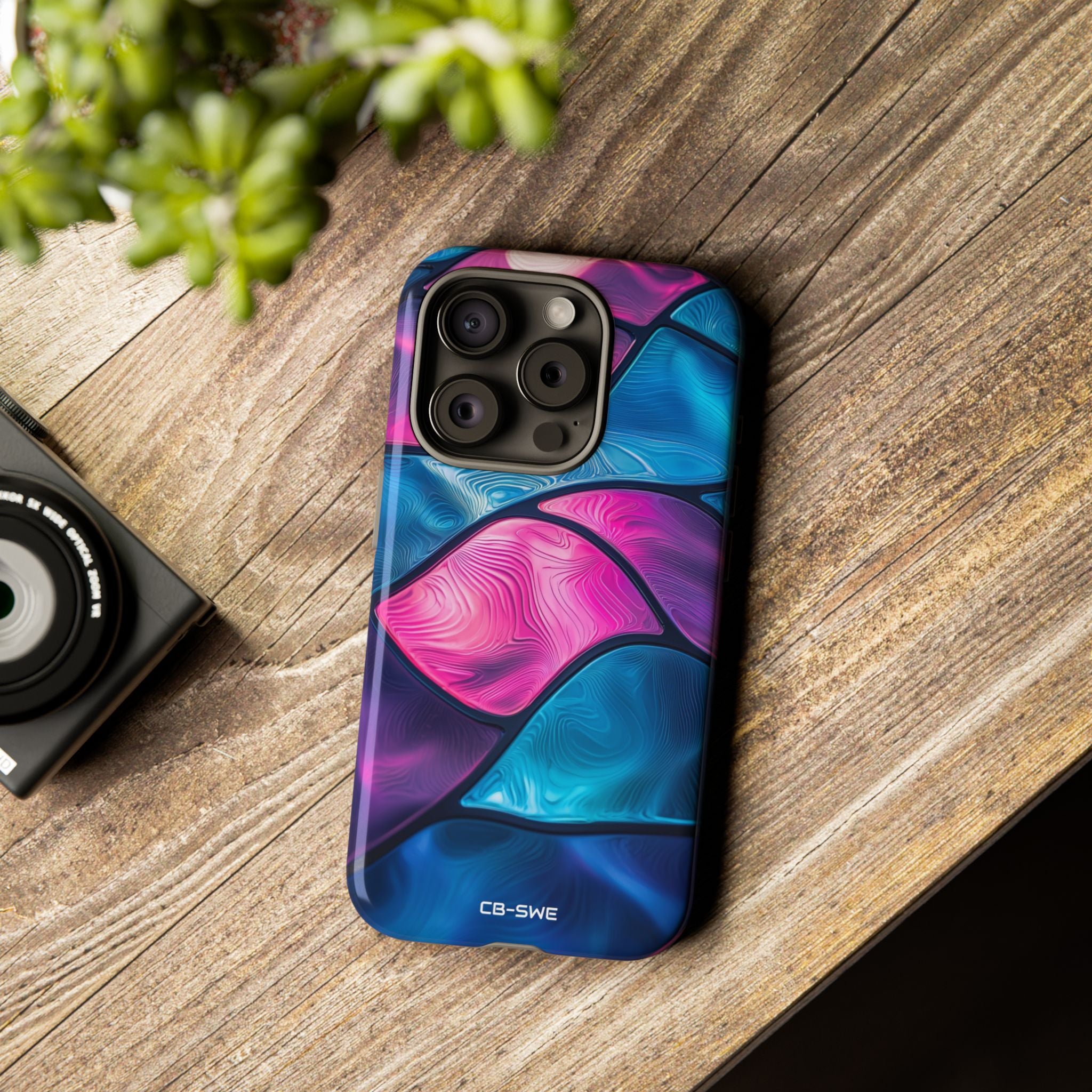 Shimmering Waves Flow - iPhone Case