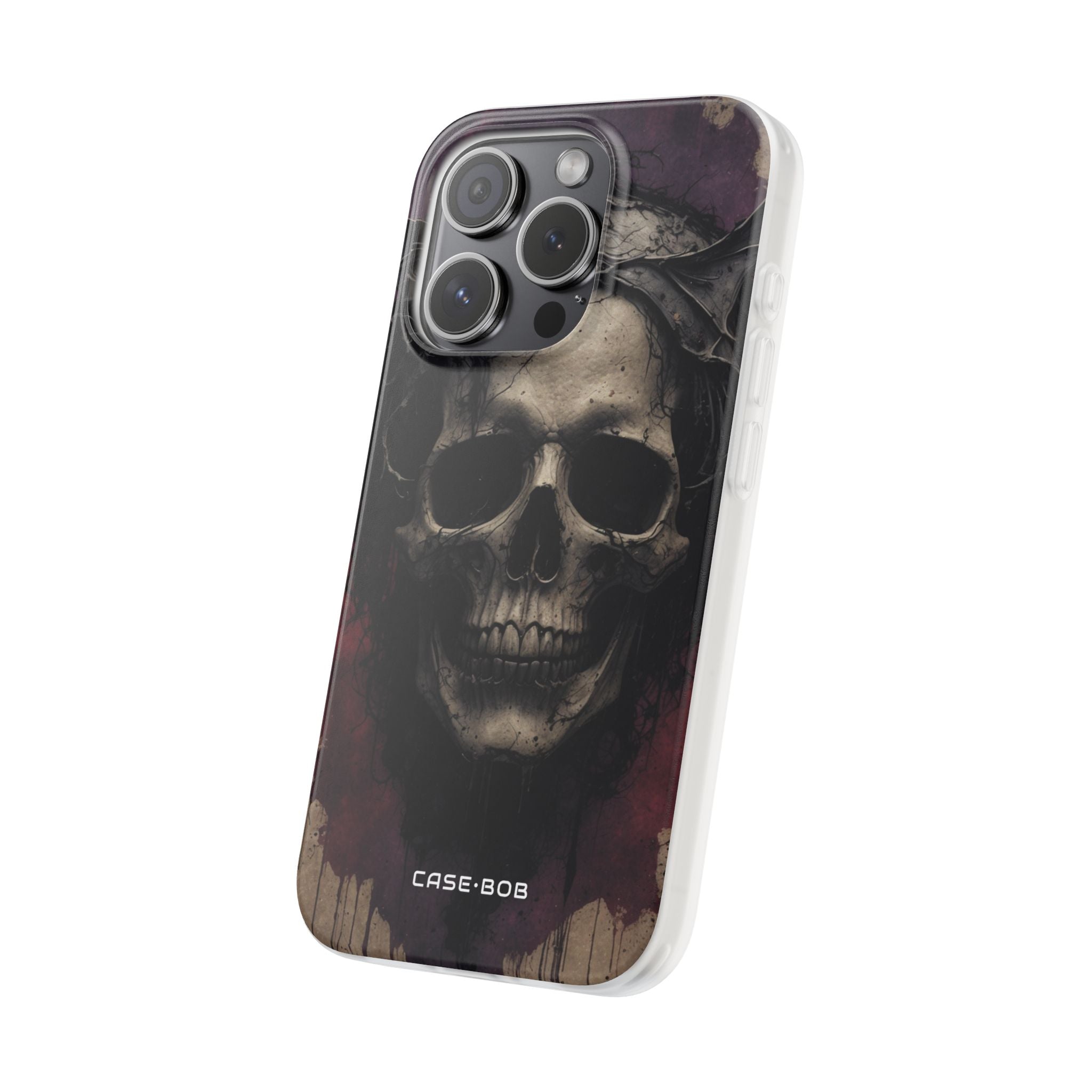 Skull Crown iPhone 15 Pro Case - Soft