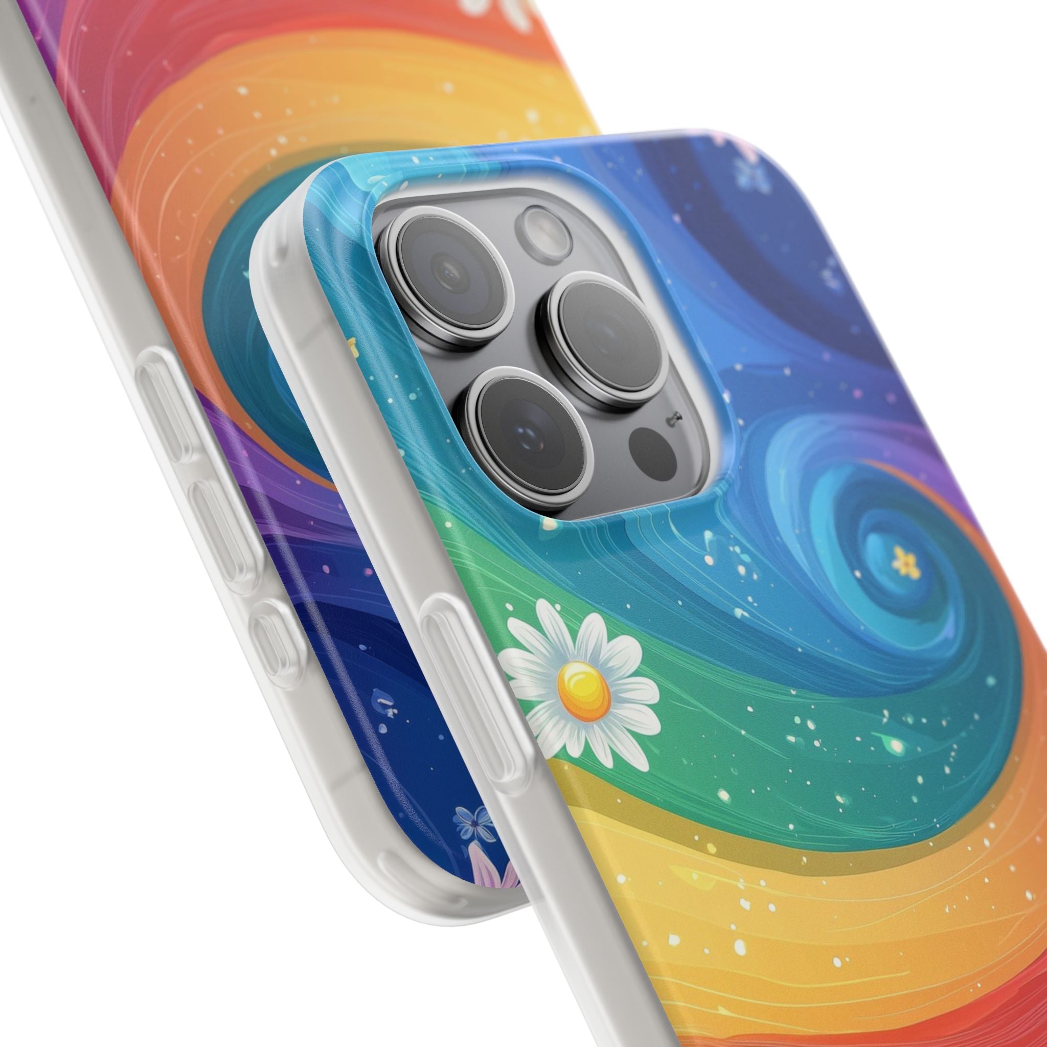 Vortex Bloom iPhone 15 Pro Max Case - Soft