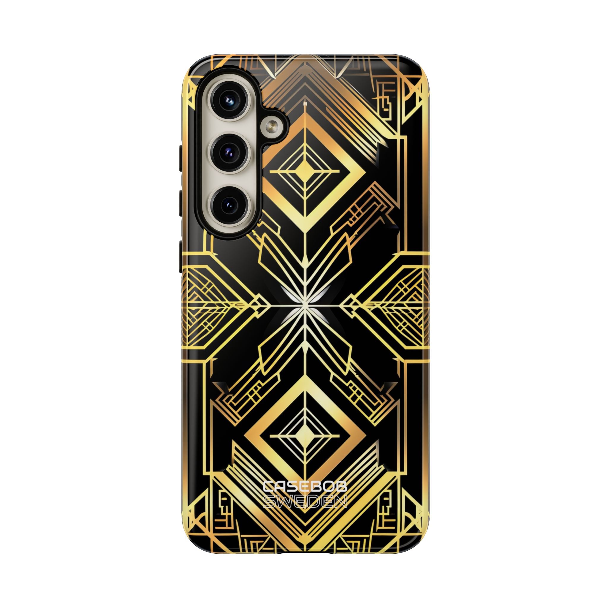 Golden Geometric Symphony Samsung S24 - Tough