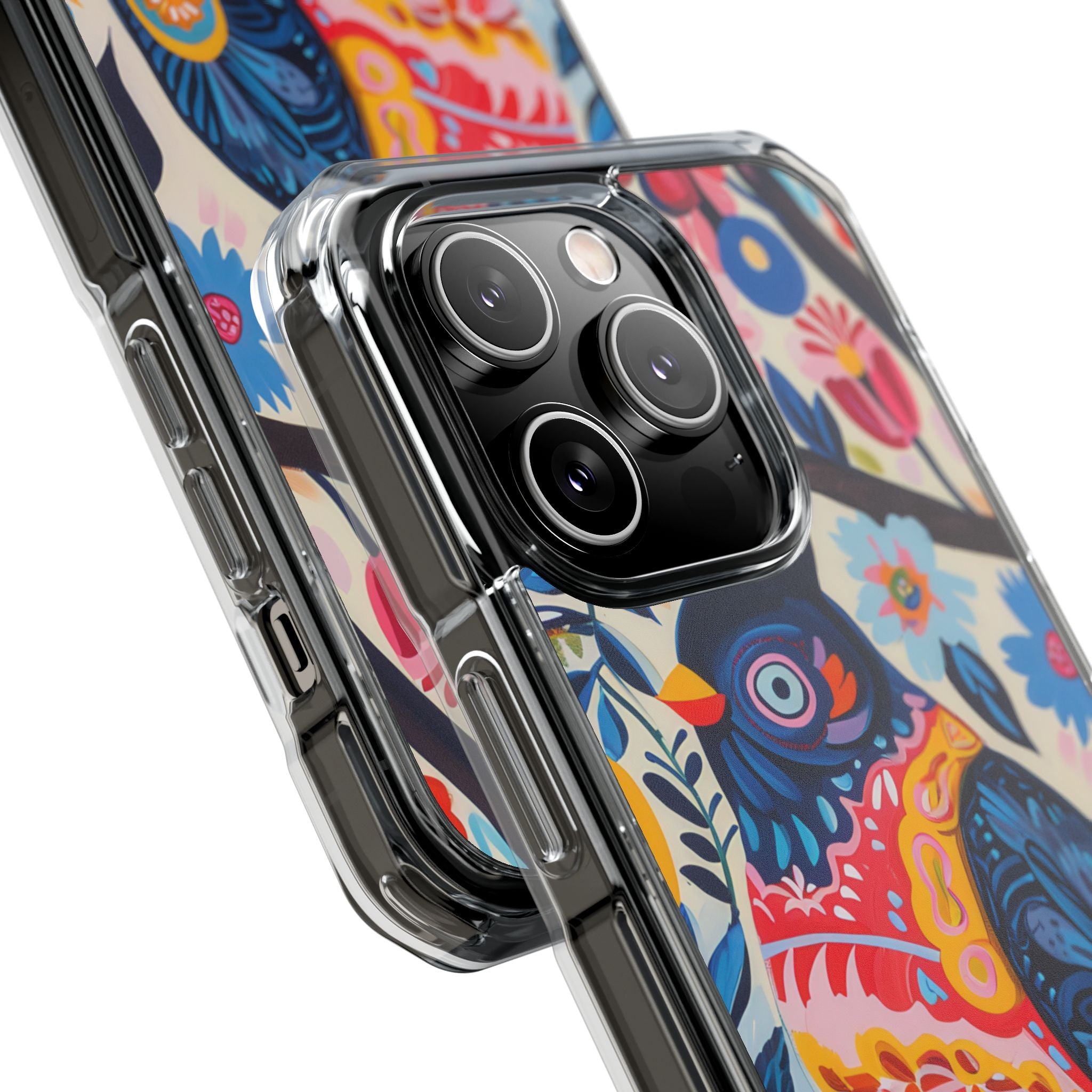 Whimsical Owl Garden iPhone 14 - Impact Clear+