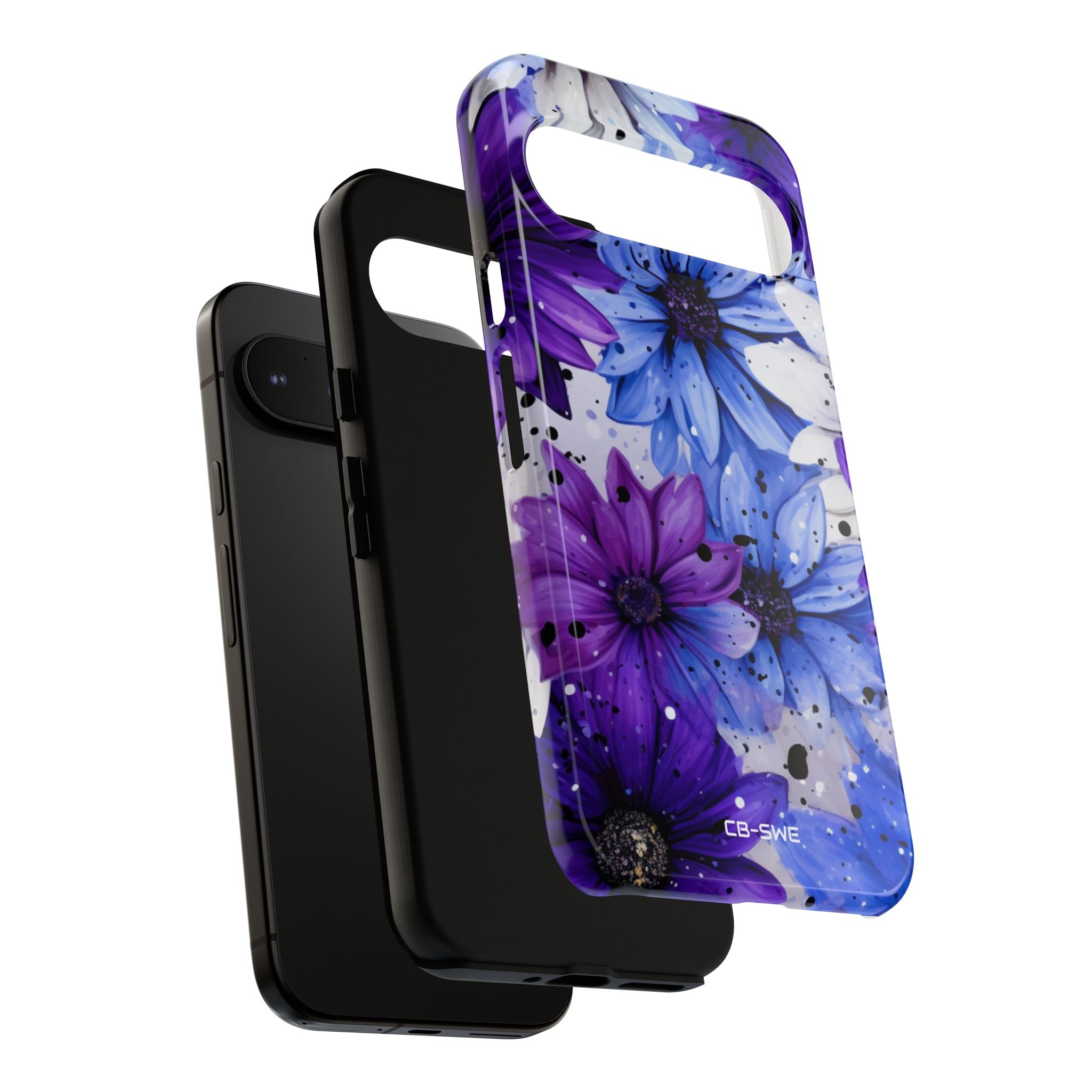 Vivid Splattered Blooms - Google Pixel Case
