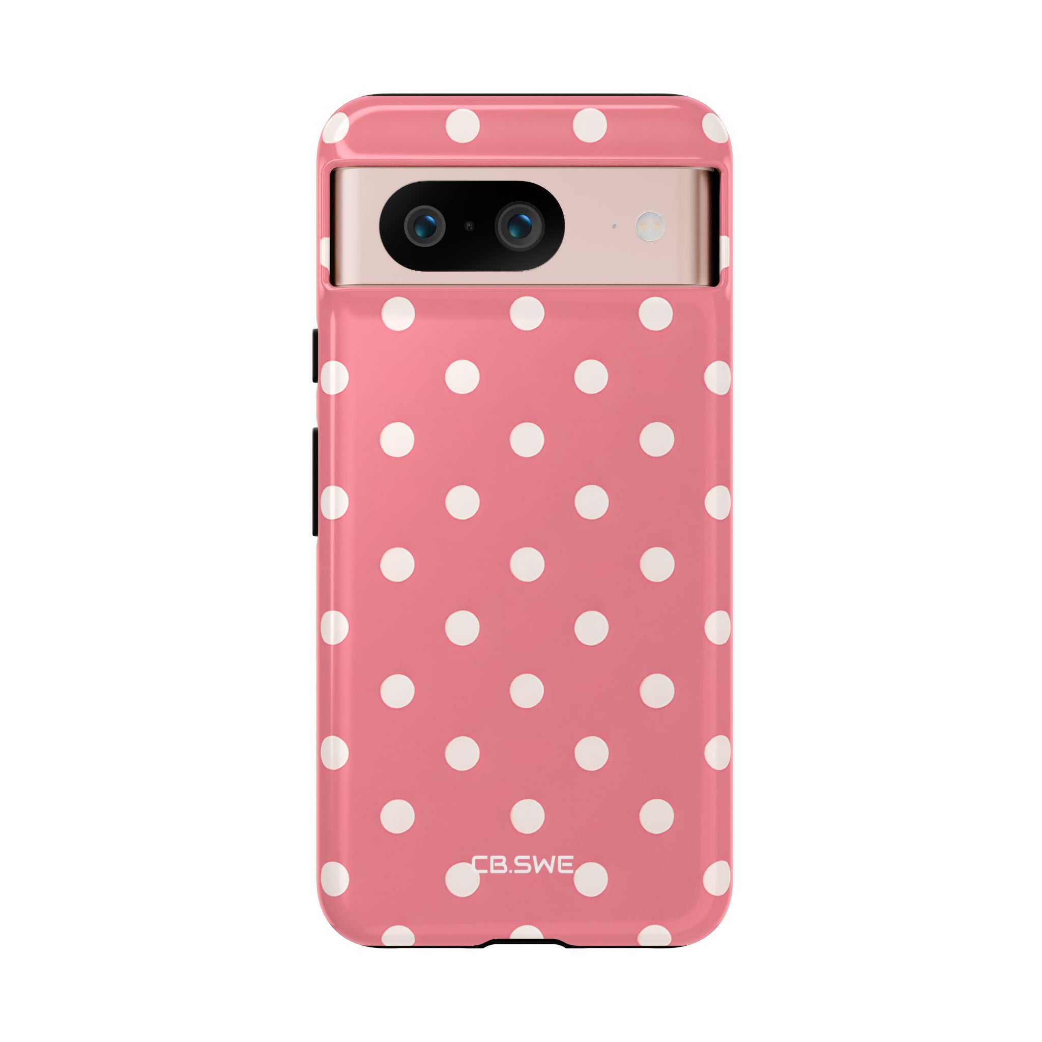 Pink Polka Harmony Google Pixel 8 - Tough