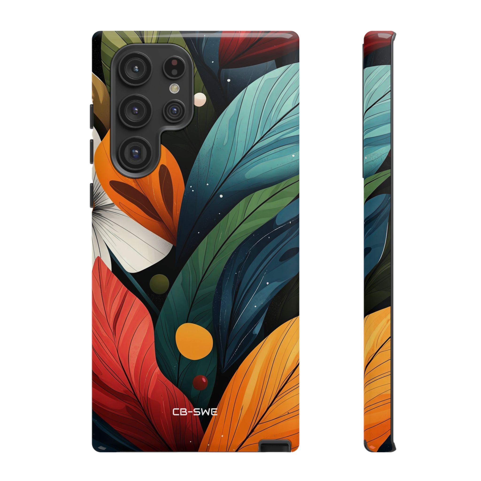 Vibrant Floral Symphony - Samsung Case