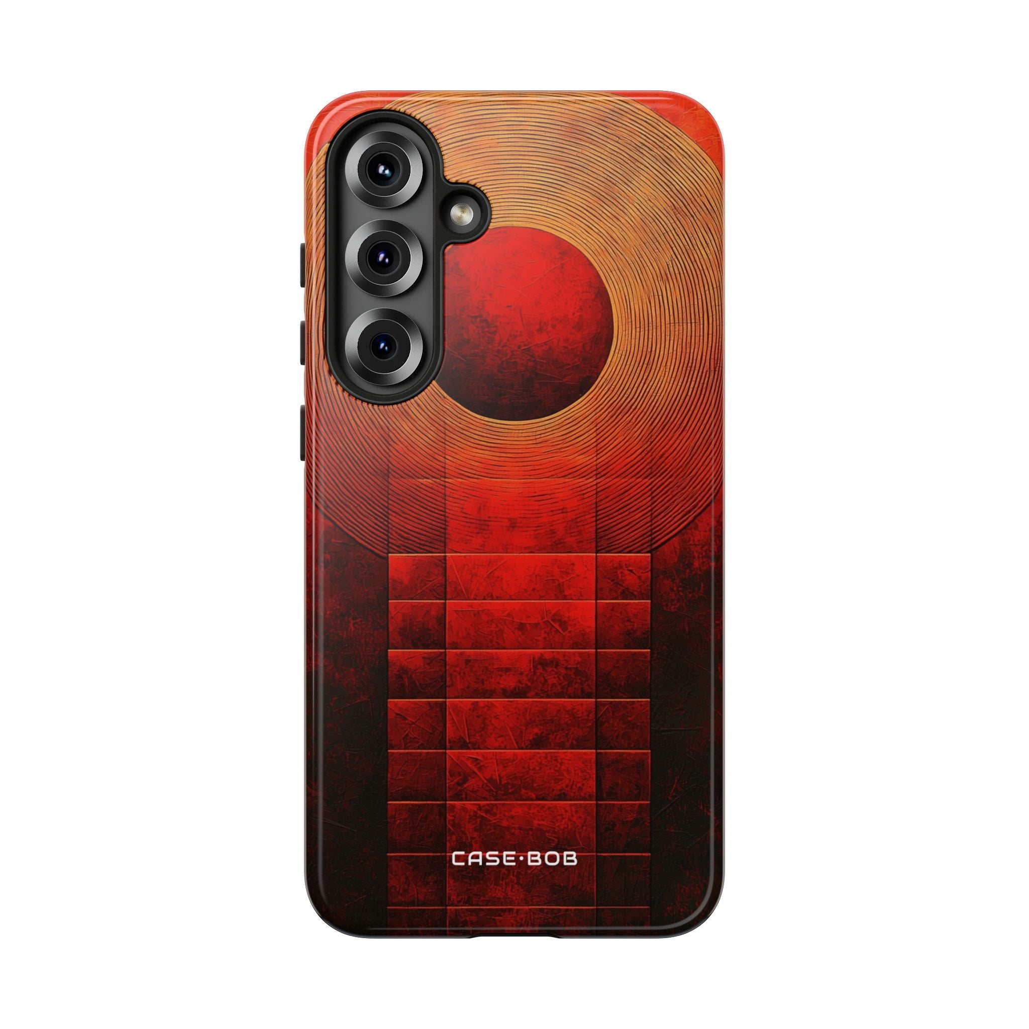 Crimson Orbit Samsung S25 Plus Case - Tough