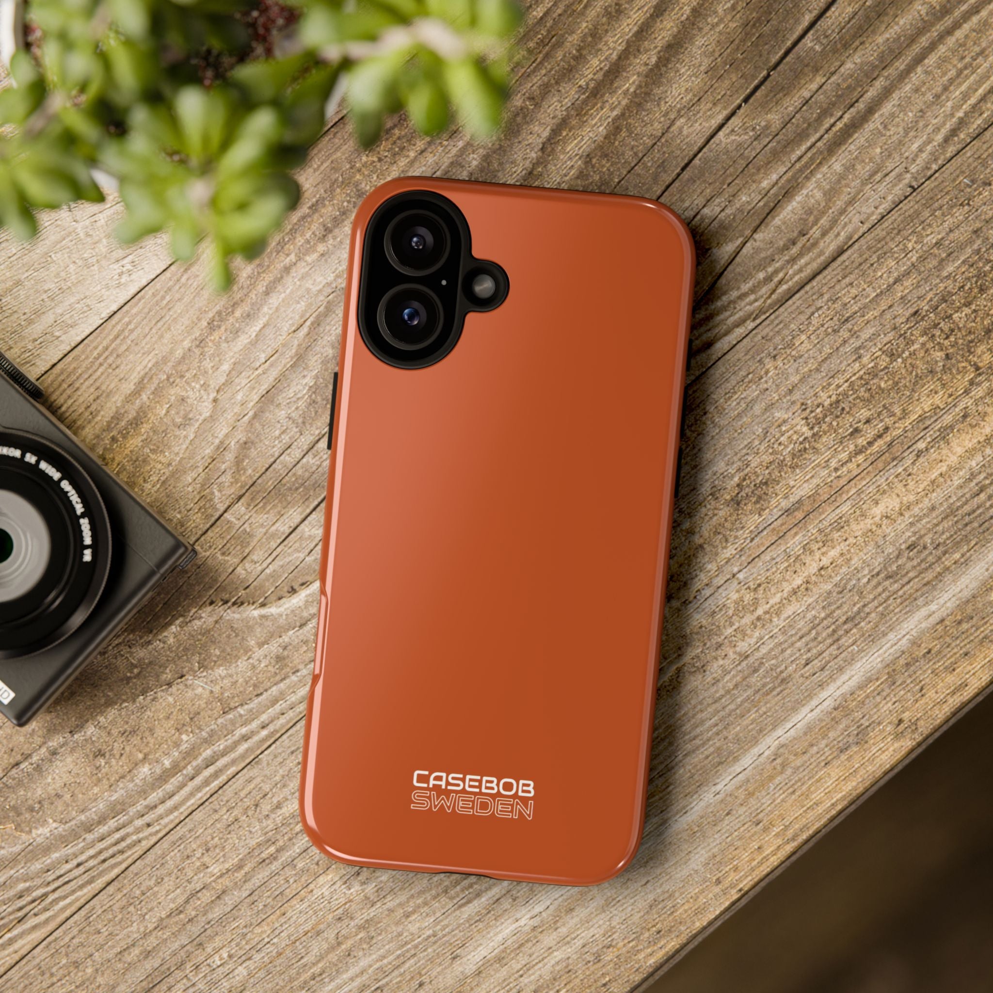 Gebrand oranje iPhone 16 - Tough