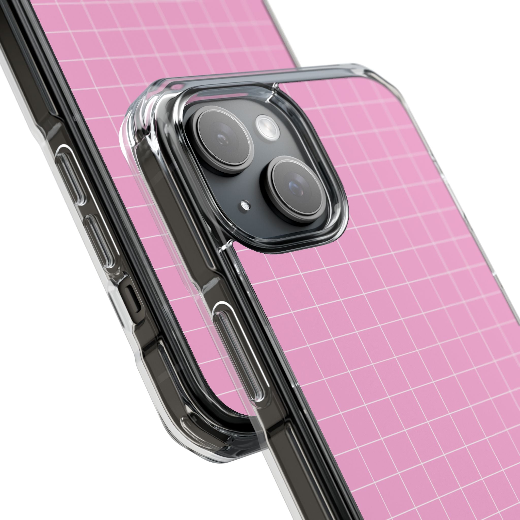 Pink Squares Align iPhone Case - Impact