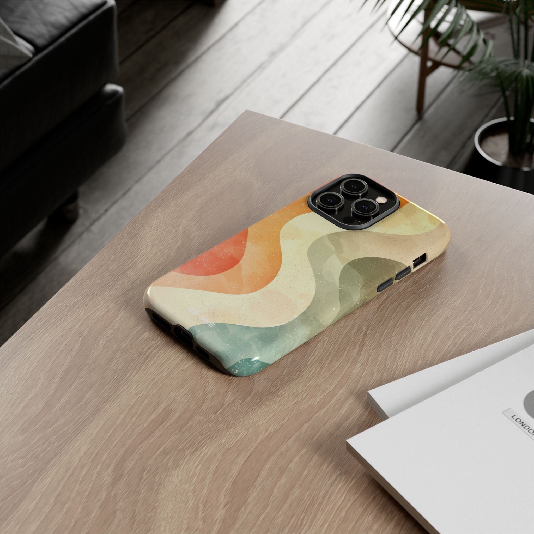 Flowing Waves Dance - iPhone Case