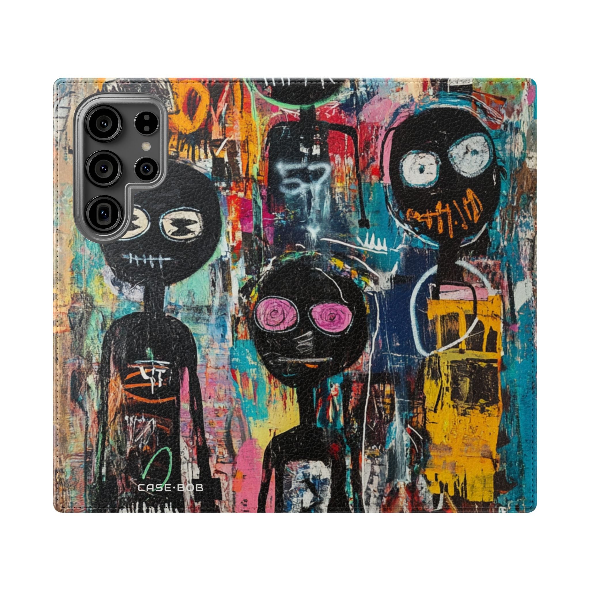 Wide-Eyed Faces - Samsung S23 Ultra Case - Wallet