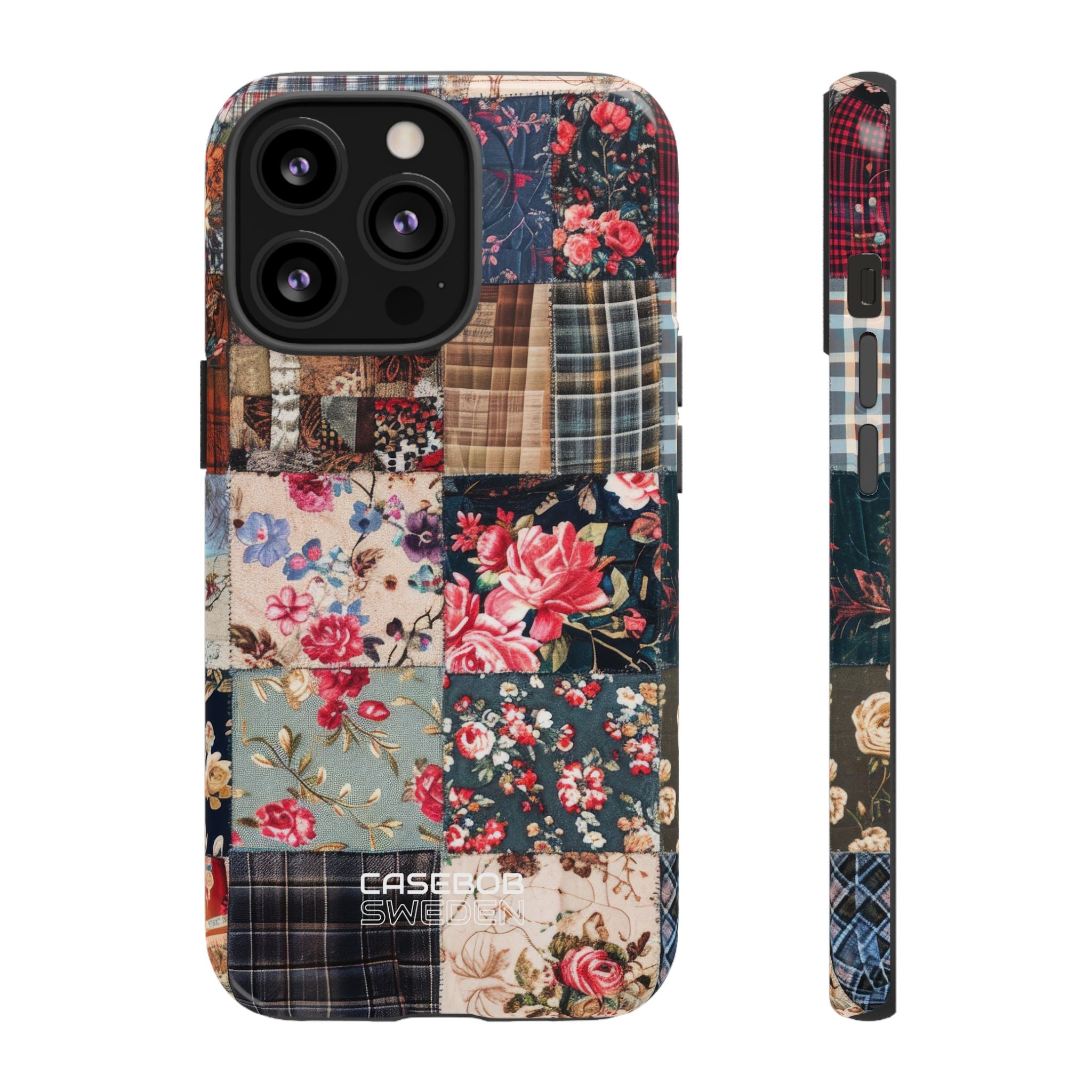 Patchwork Floral Quilt iPhone 13 - Tough