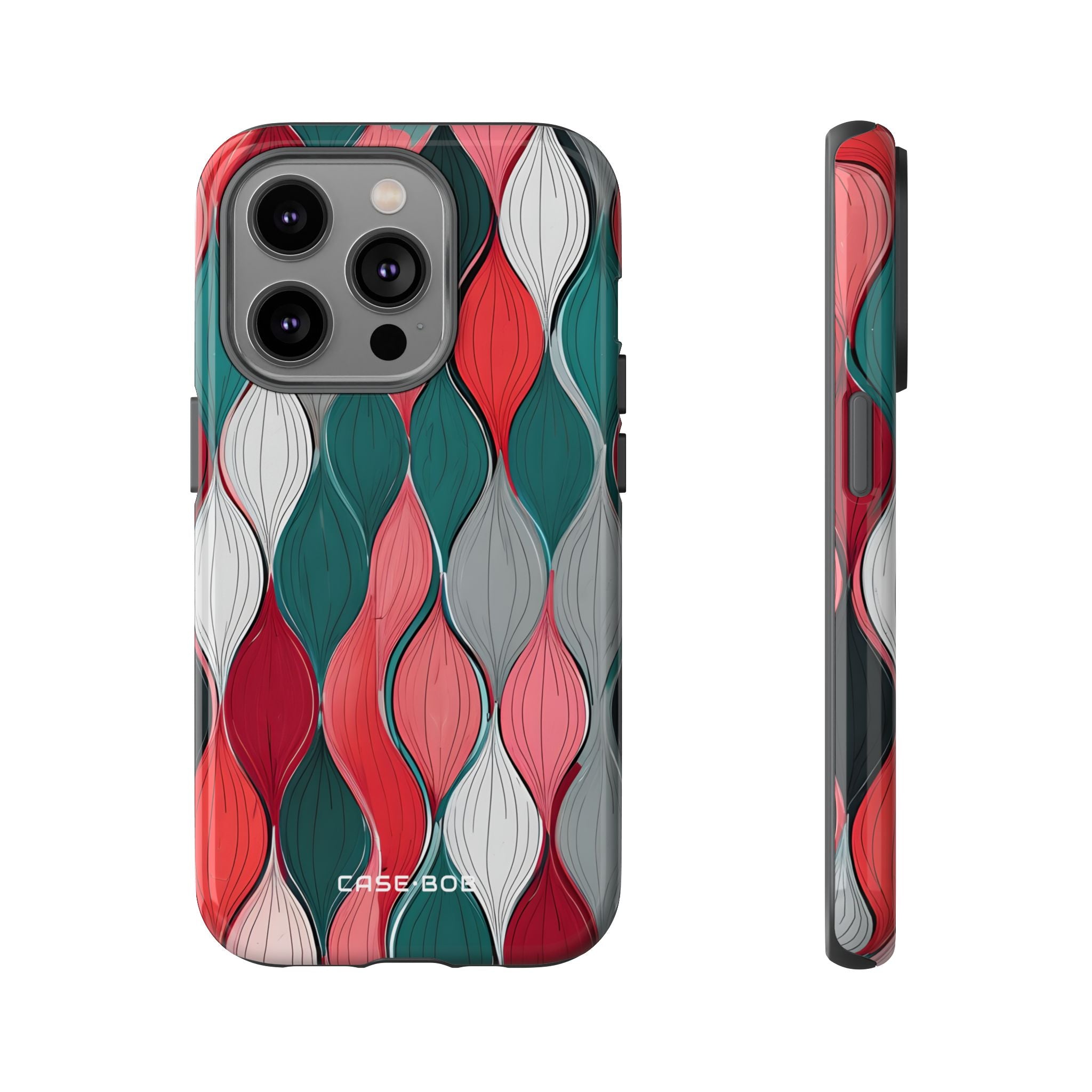 Leaf Cascade Teal iPhone 14 Pro Case - Tough