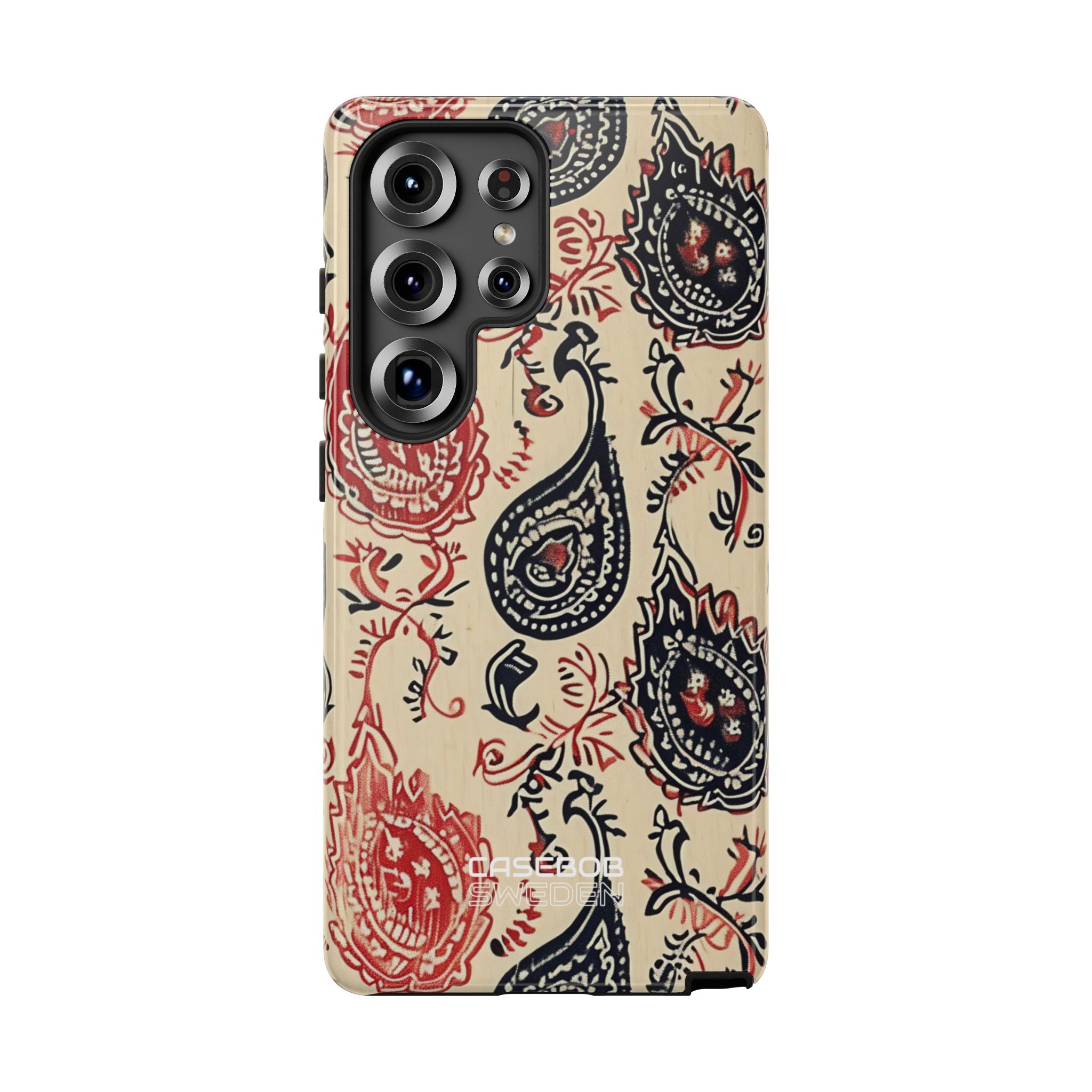 Navy Paisley Swirl Samsung S25 - Tough