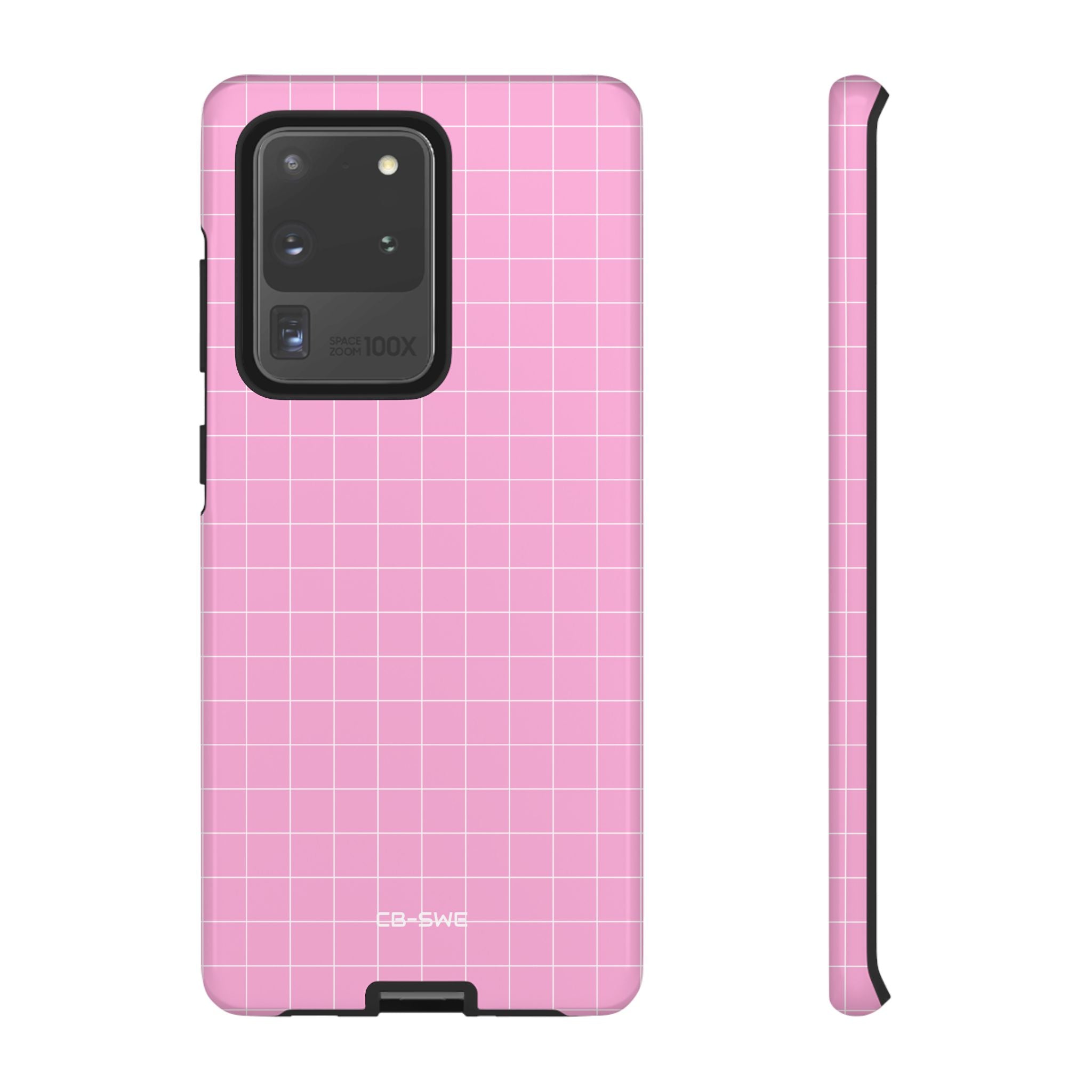 Pink Squares Align - Samsung Case