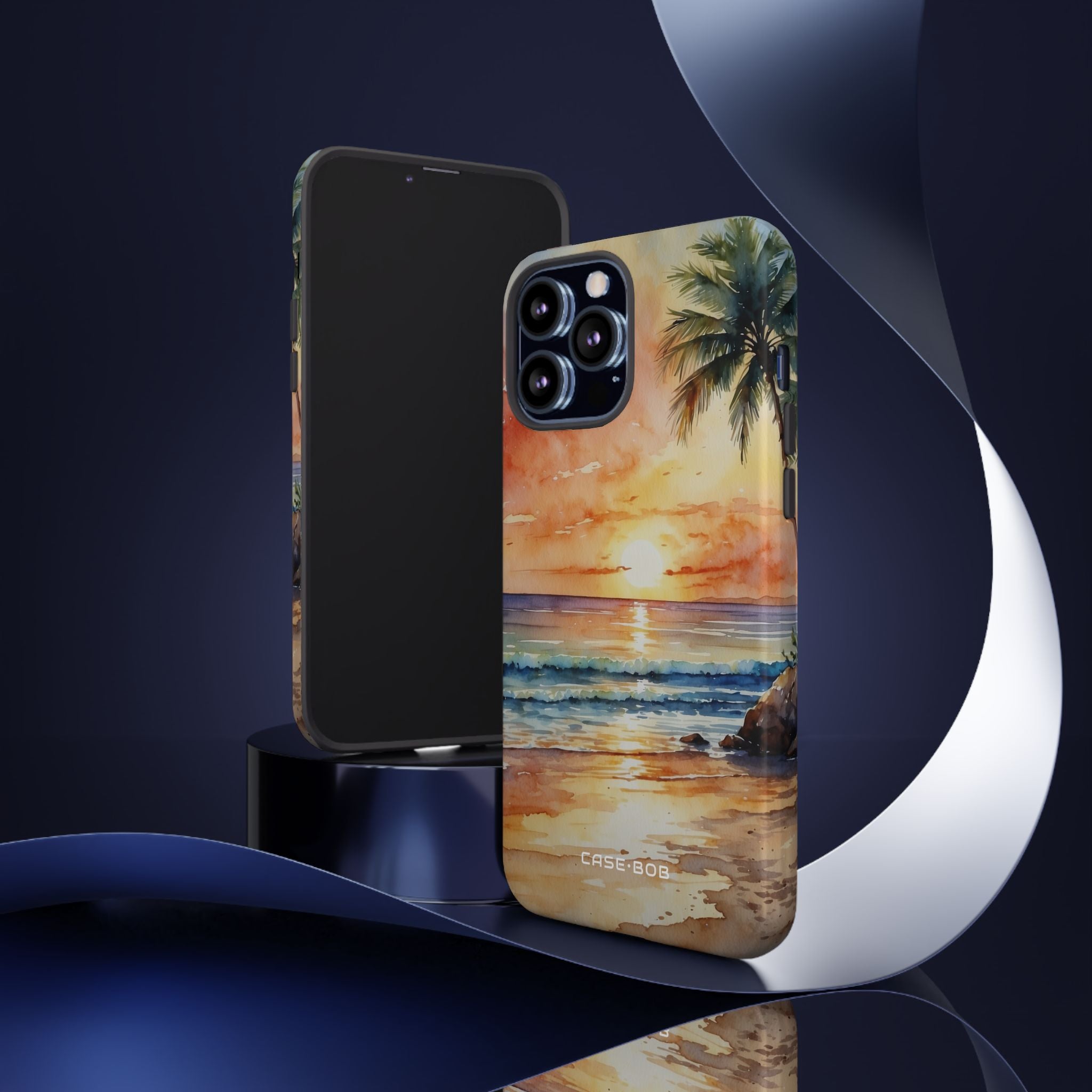 Sunset Palm iPhone 13 Pro Max Case - Tough