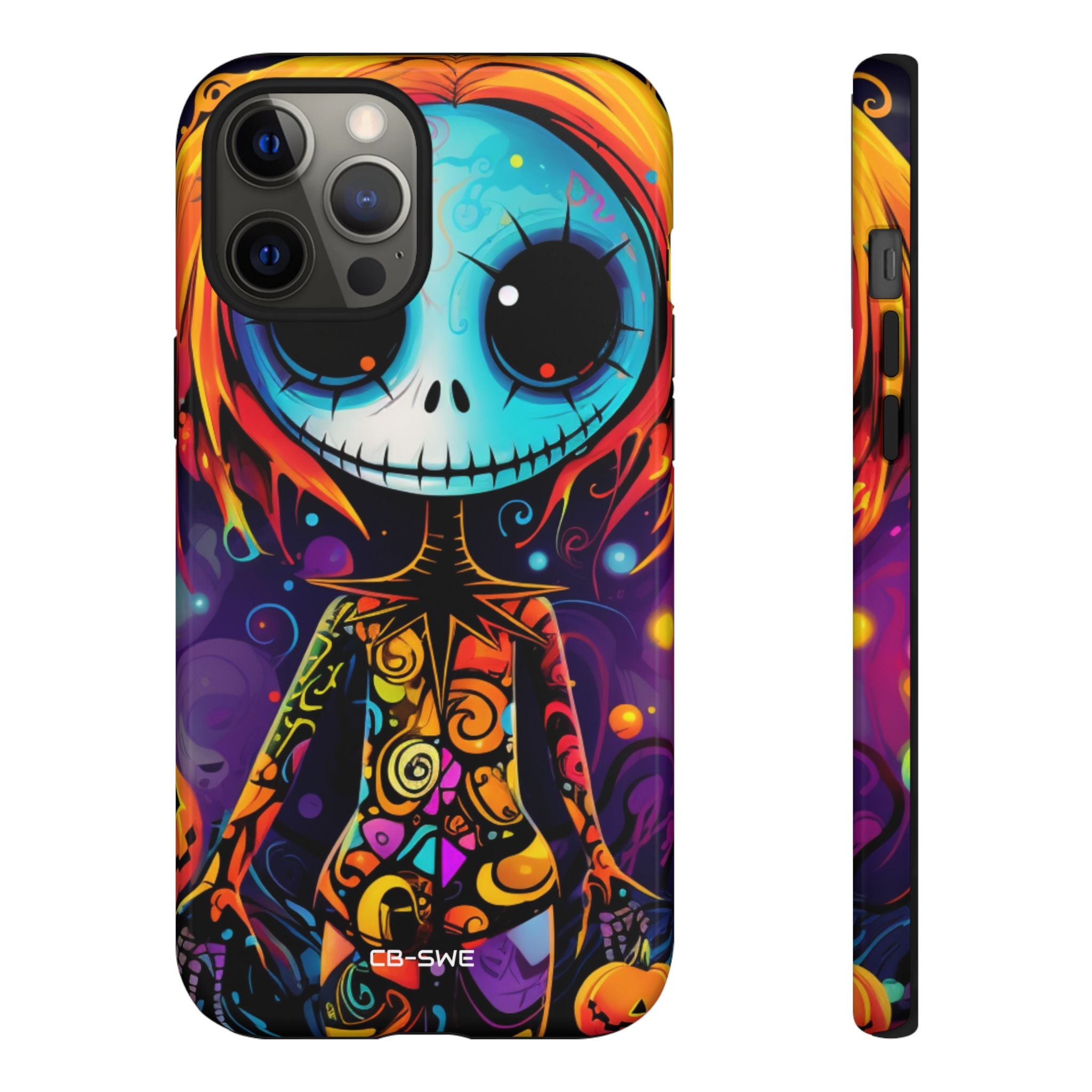 Skeletal Figure Laughs - iPhone Case