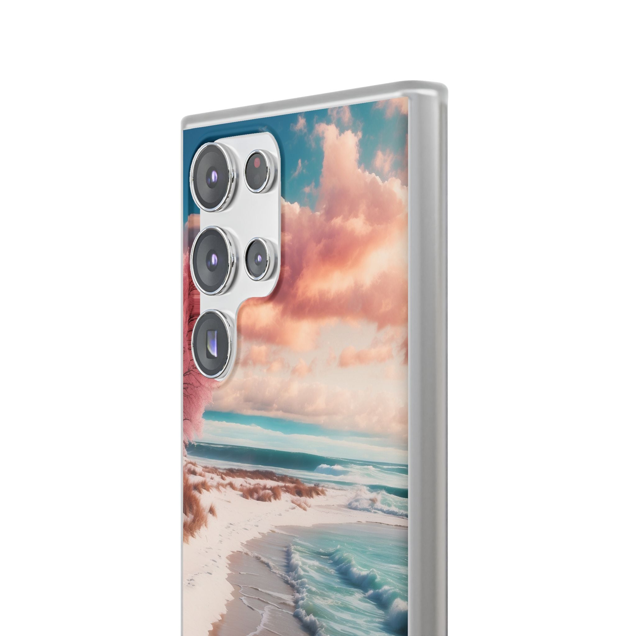 Pink Tree Breeze Samsung S23 Ultra Case - Soft