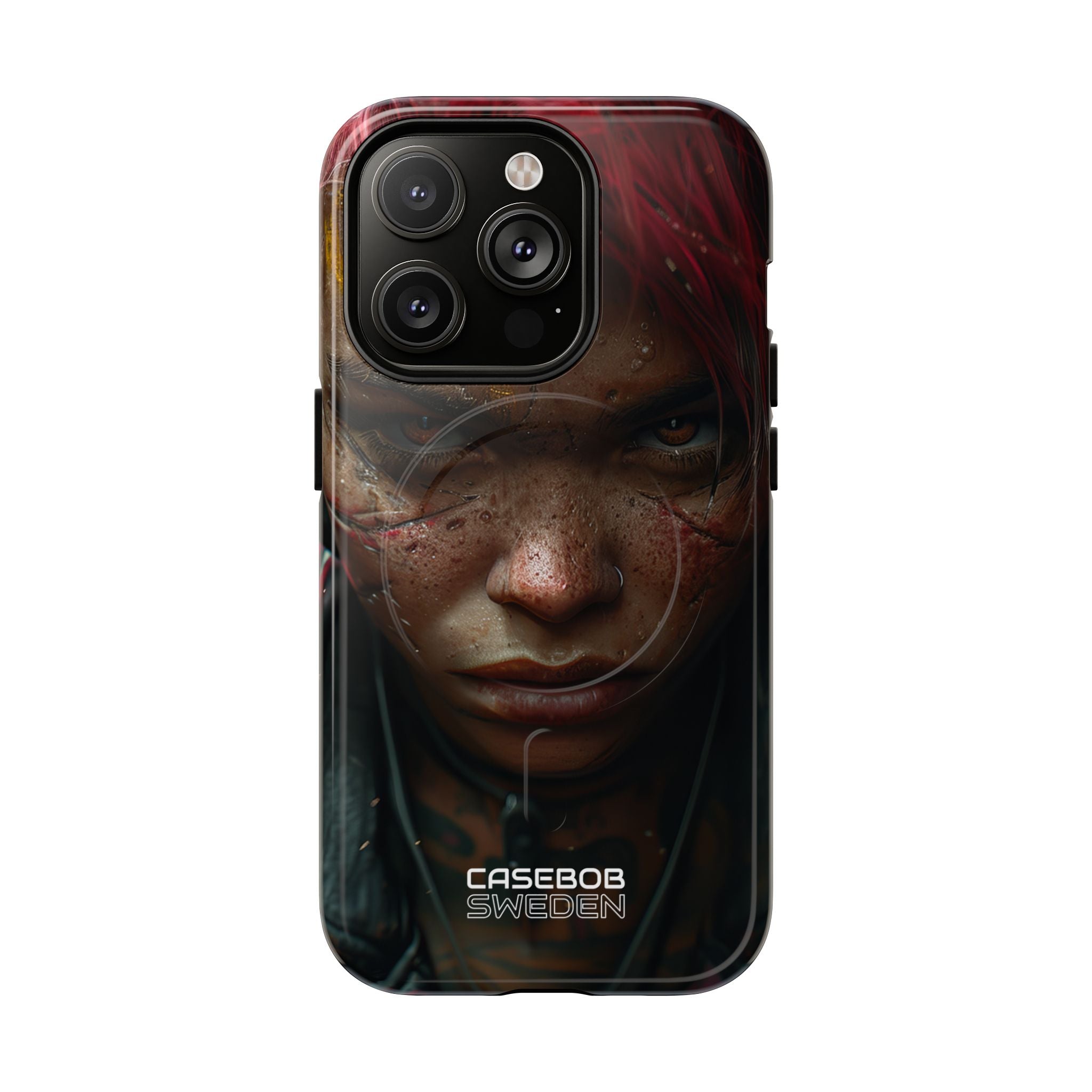 Ritratto Ribelle Cyberpunk iPhone 14 - Tough+