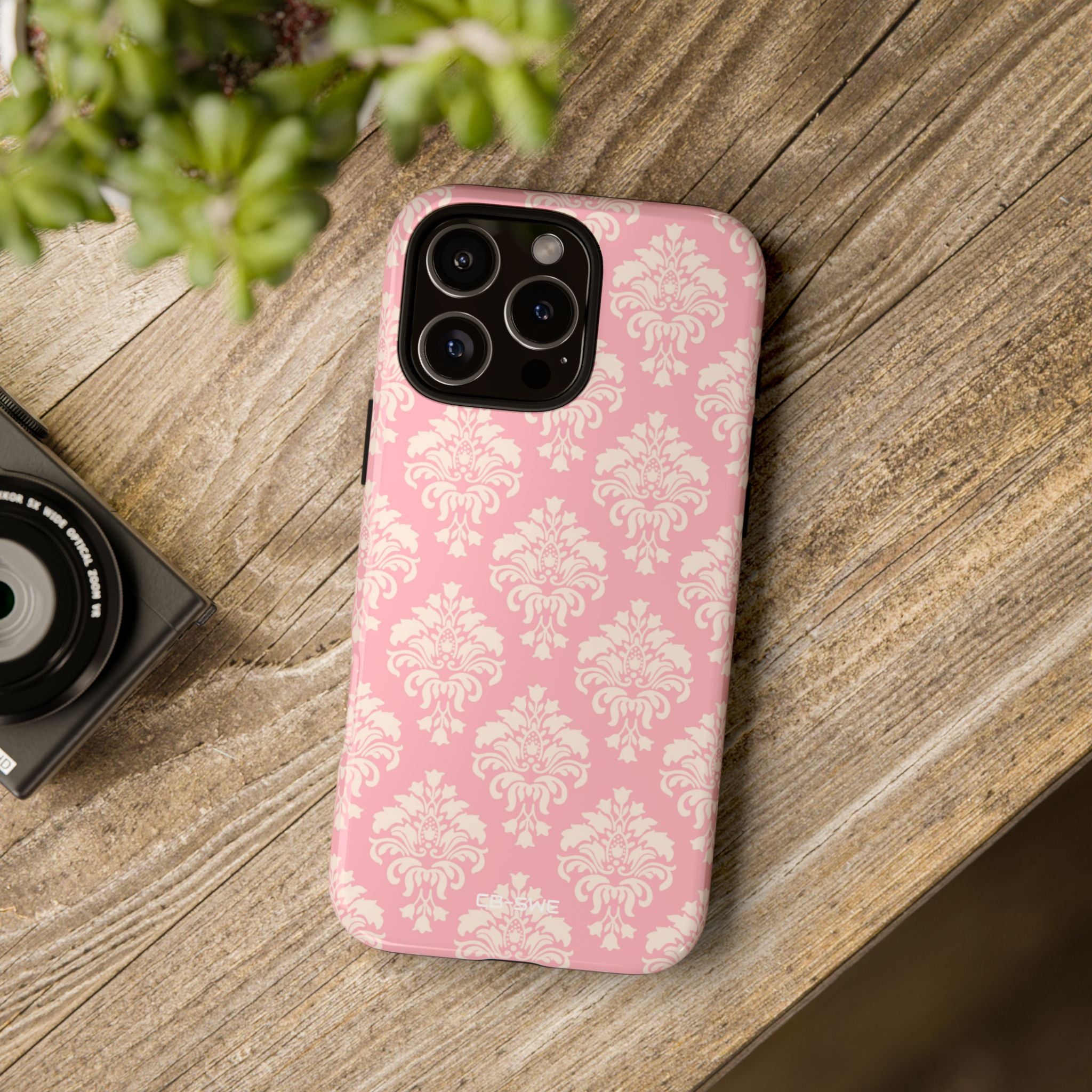 Pastel Damask Elegance - iPhone Case