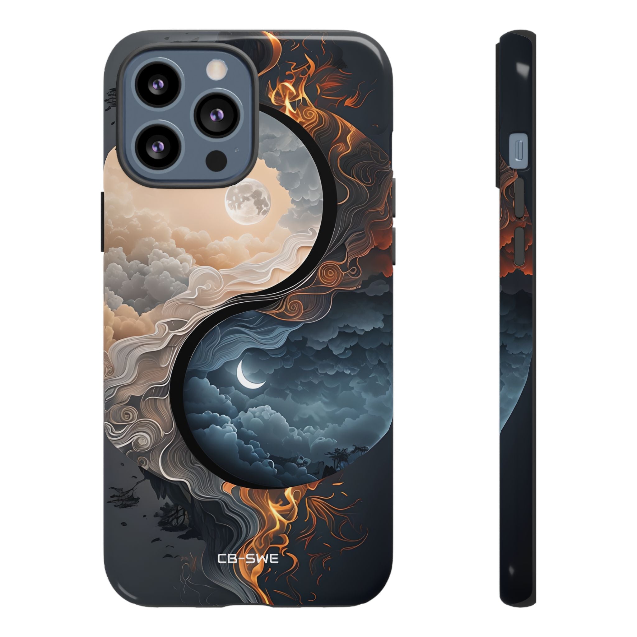 Moonlit Elemental Harmony - iPhone Case