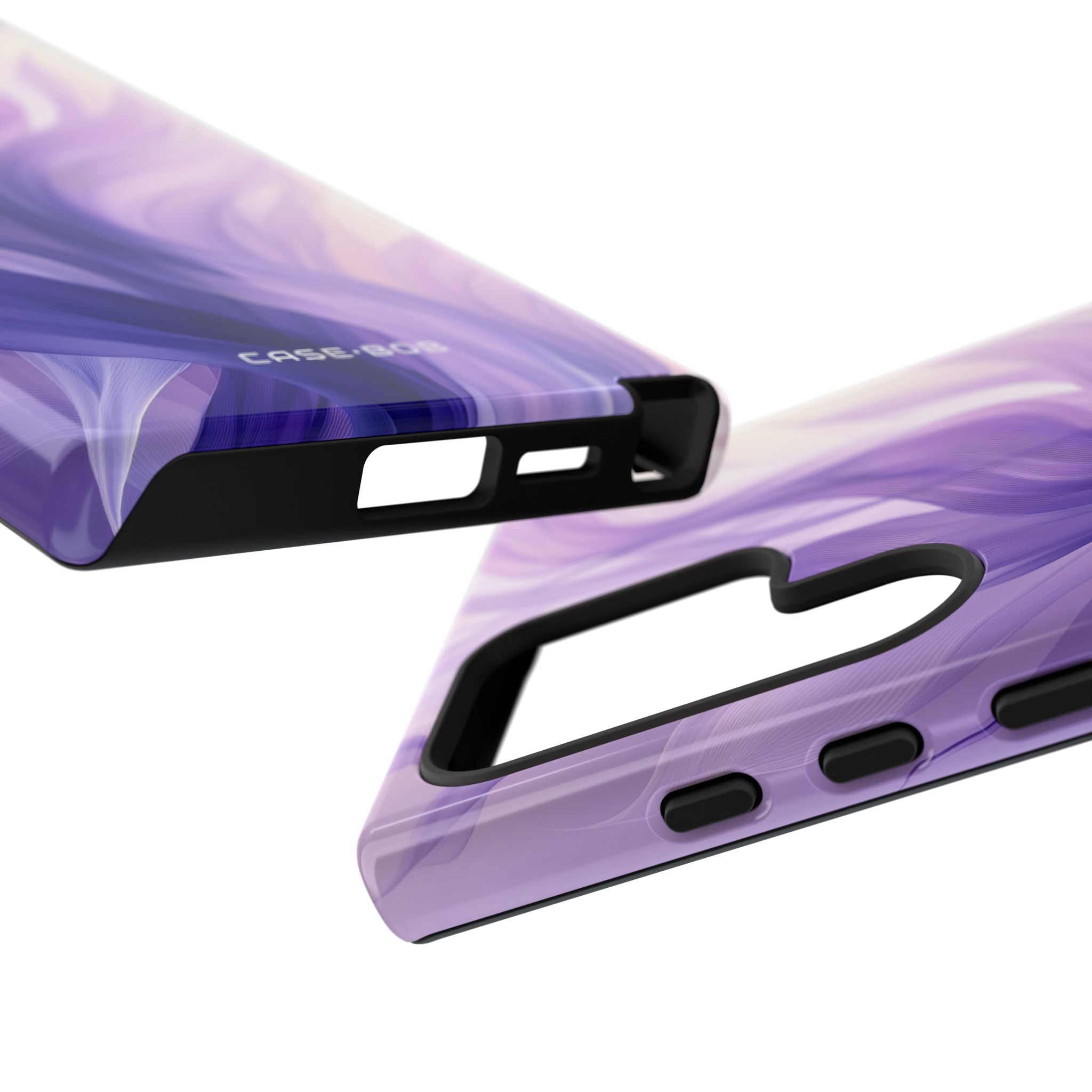 Purple Ribbon Waves Samsung S24 Ultra Case - Tough