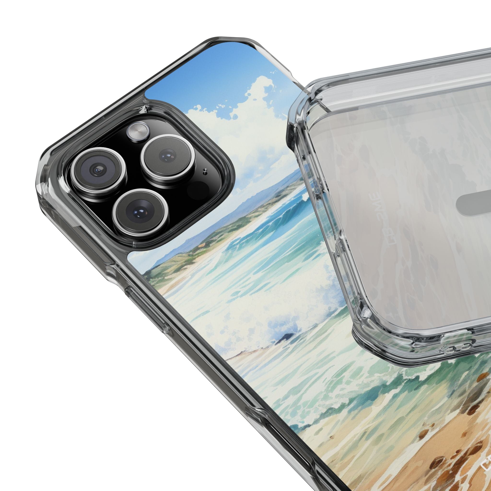 Serene Coastal Watercolors iPhone Case - Impact
