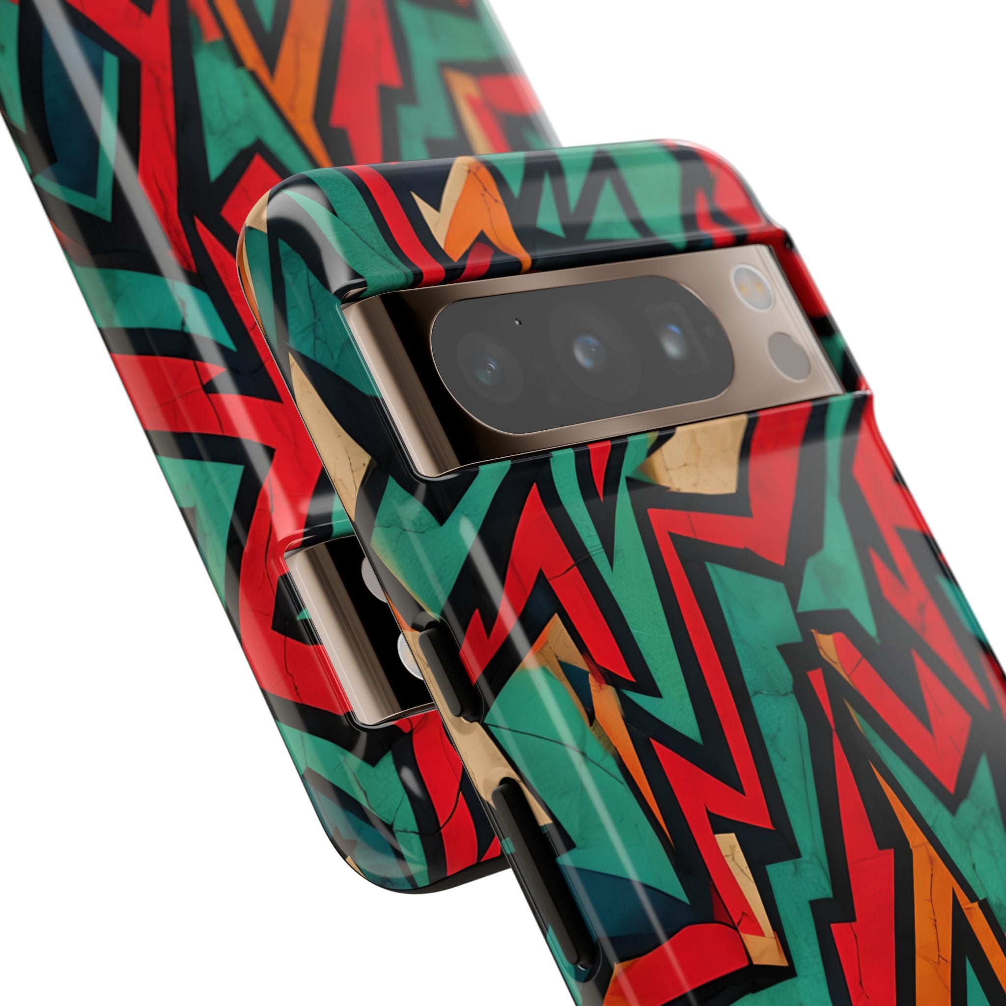 Vivid Geometry Dance - Google Pixel Case