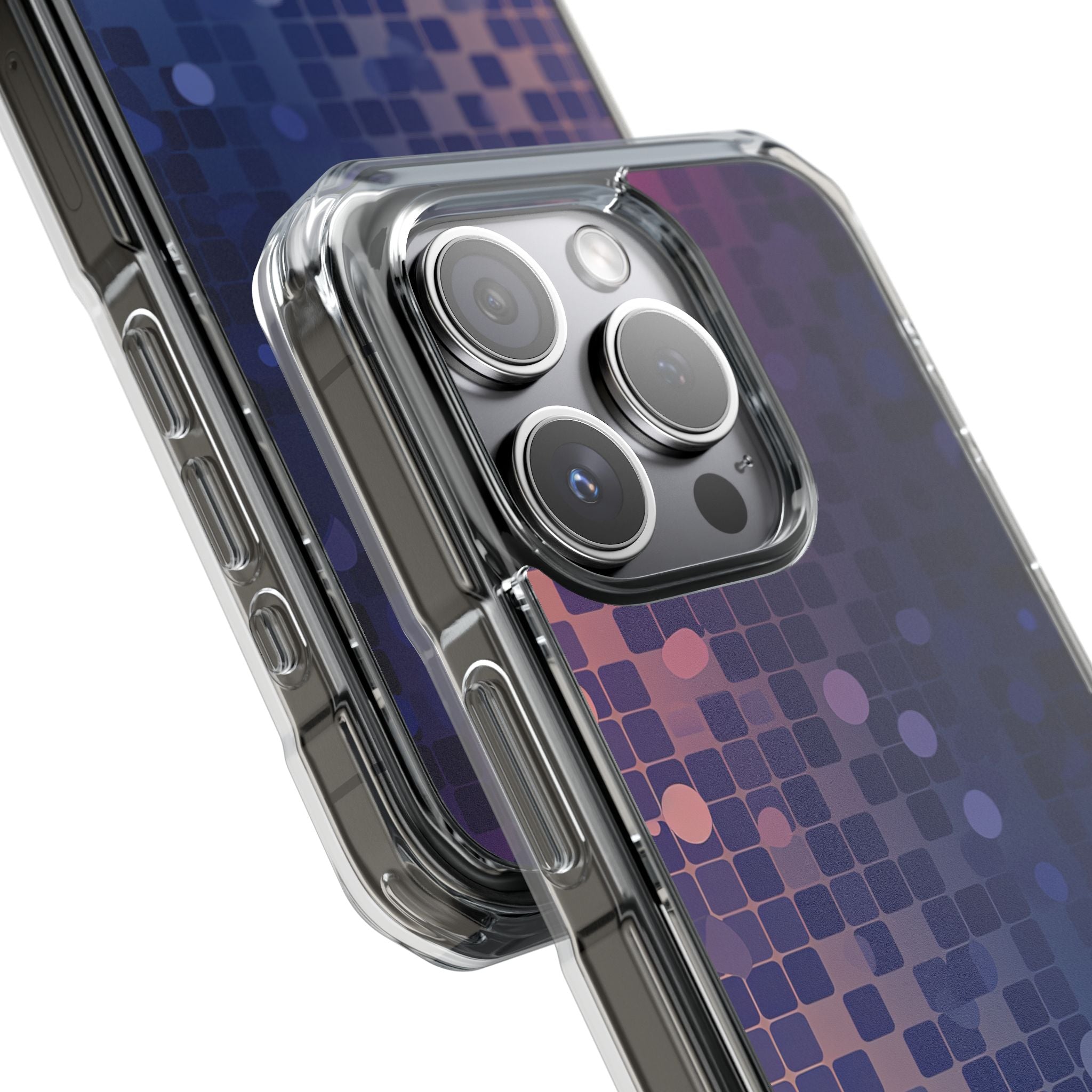 Vibrant Pixel Bloom iPhone 15 - Impact Clear+