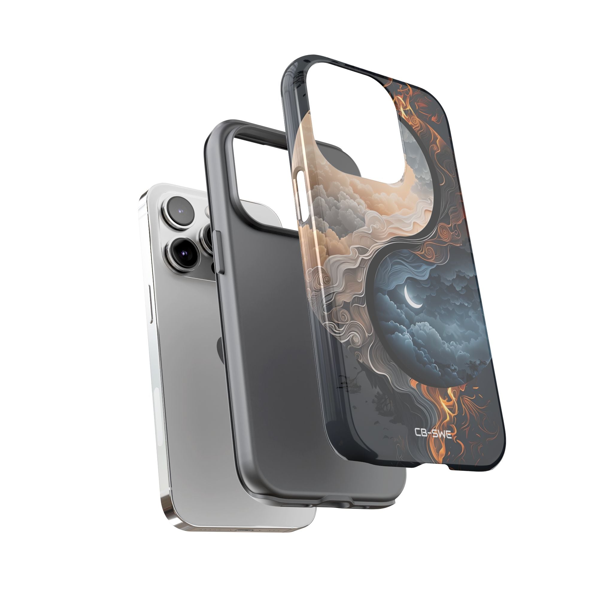 Moonlit Elemental Harmony - iPhone Case