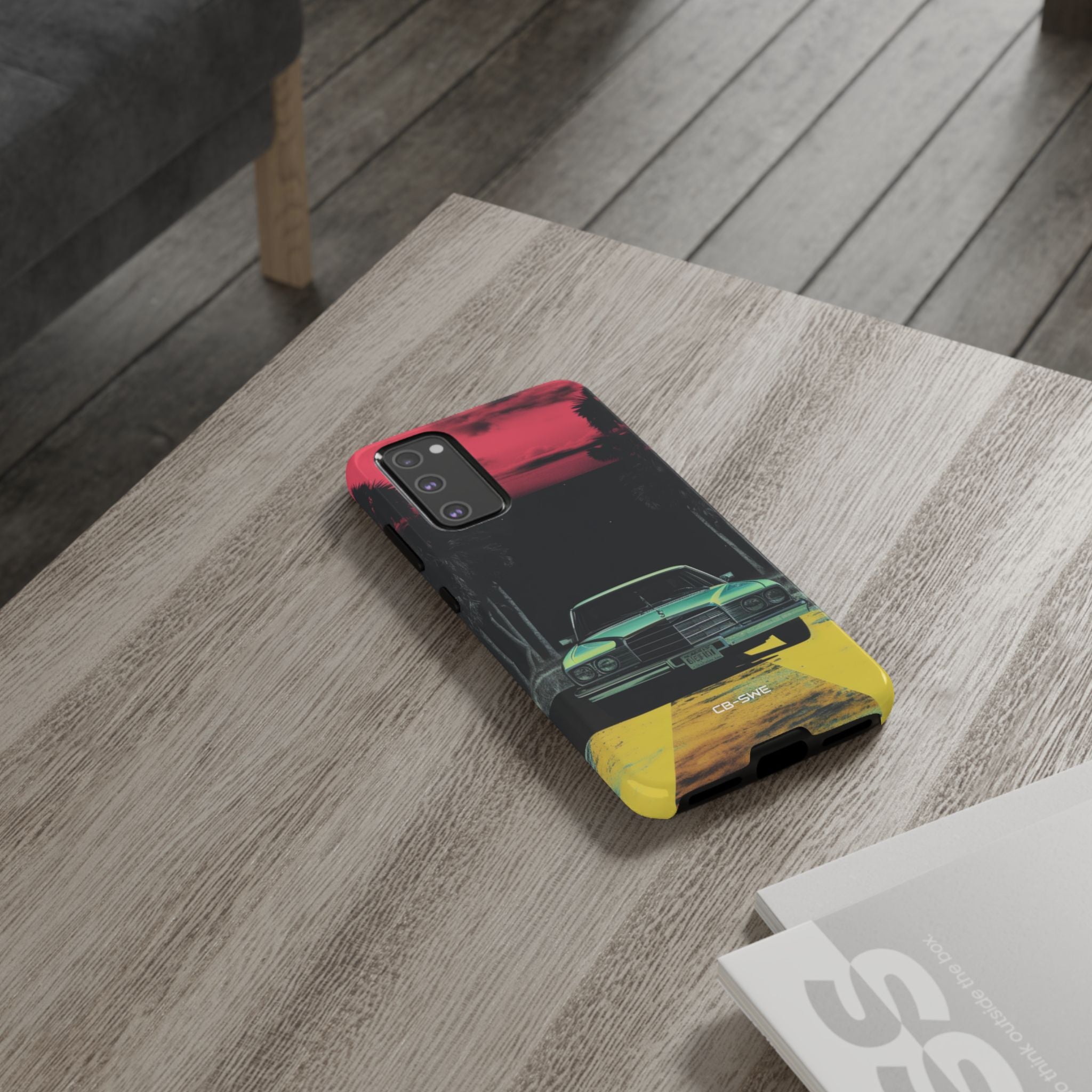 Retro Futuristic Nightscape - Samsung Case