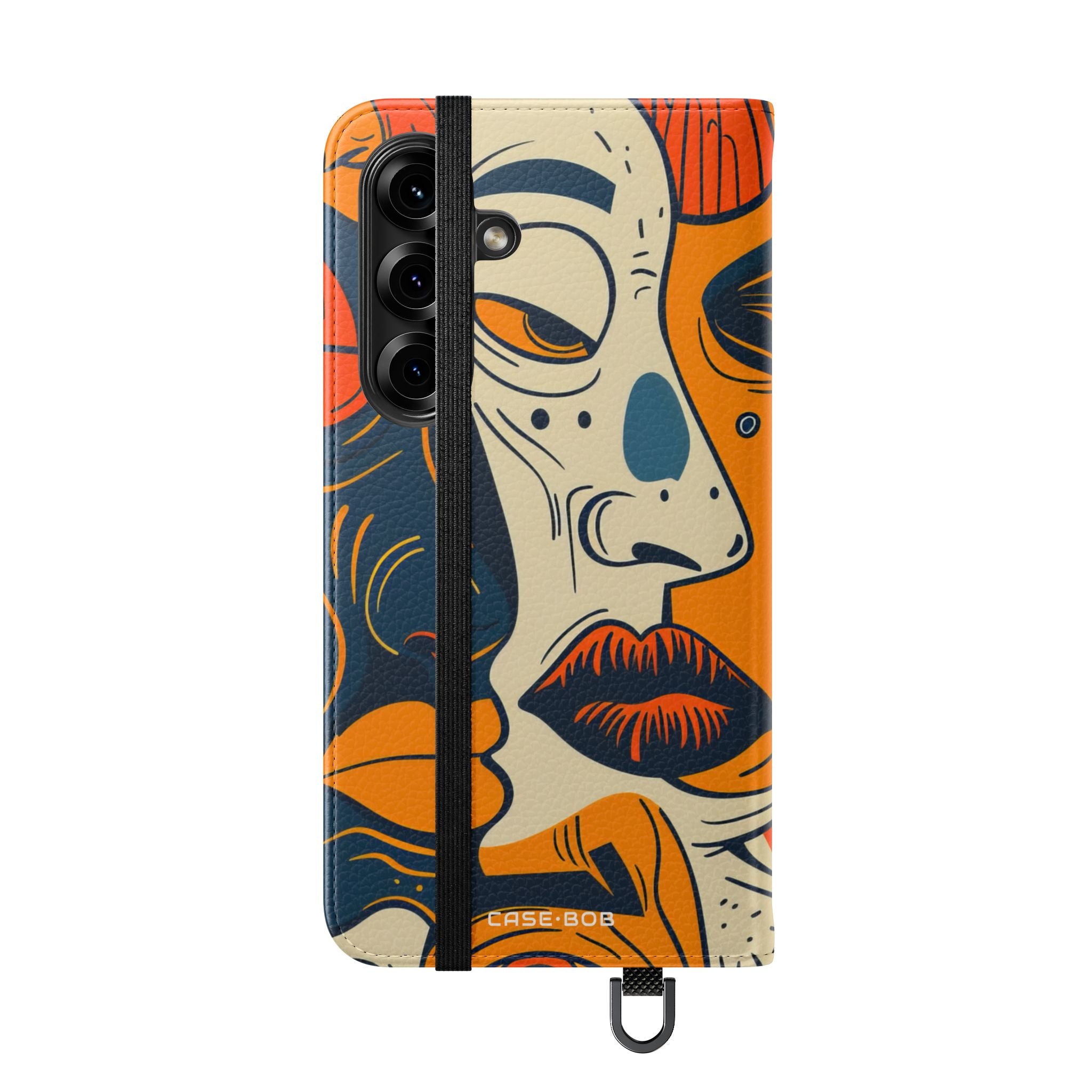 Overlapping Faces - Samsung S25 Case - Wallet